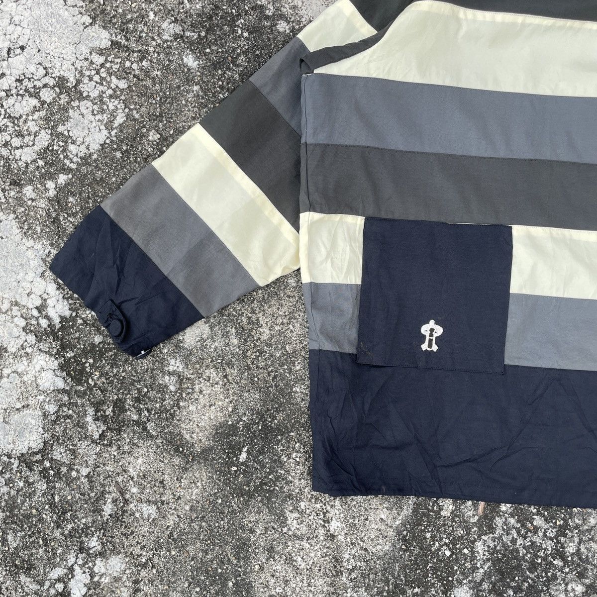 Japanese Brand Vintage Trust Me Patchwork Style Hoodies Jacket Size US XXL / EU 58 / 5 - 10 Thumbnail