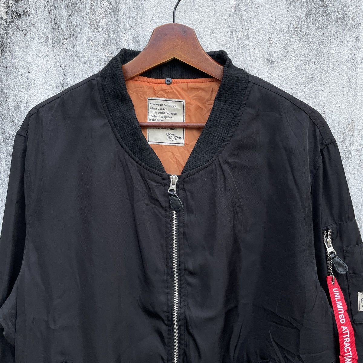 Japanese Brand Vintage Private Pause Bomber Jacket Size US XL / EU 56 / 4 - 4 Thumbnail