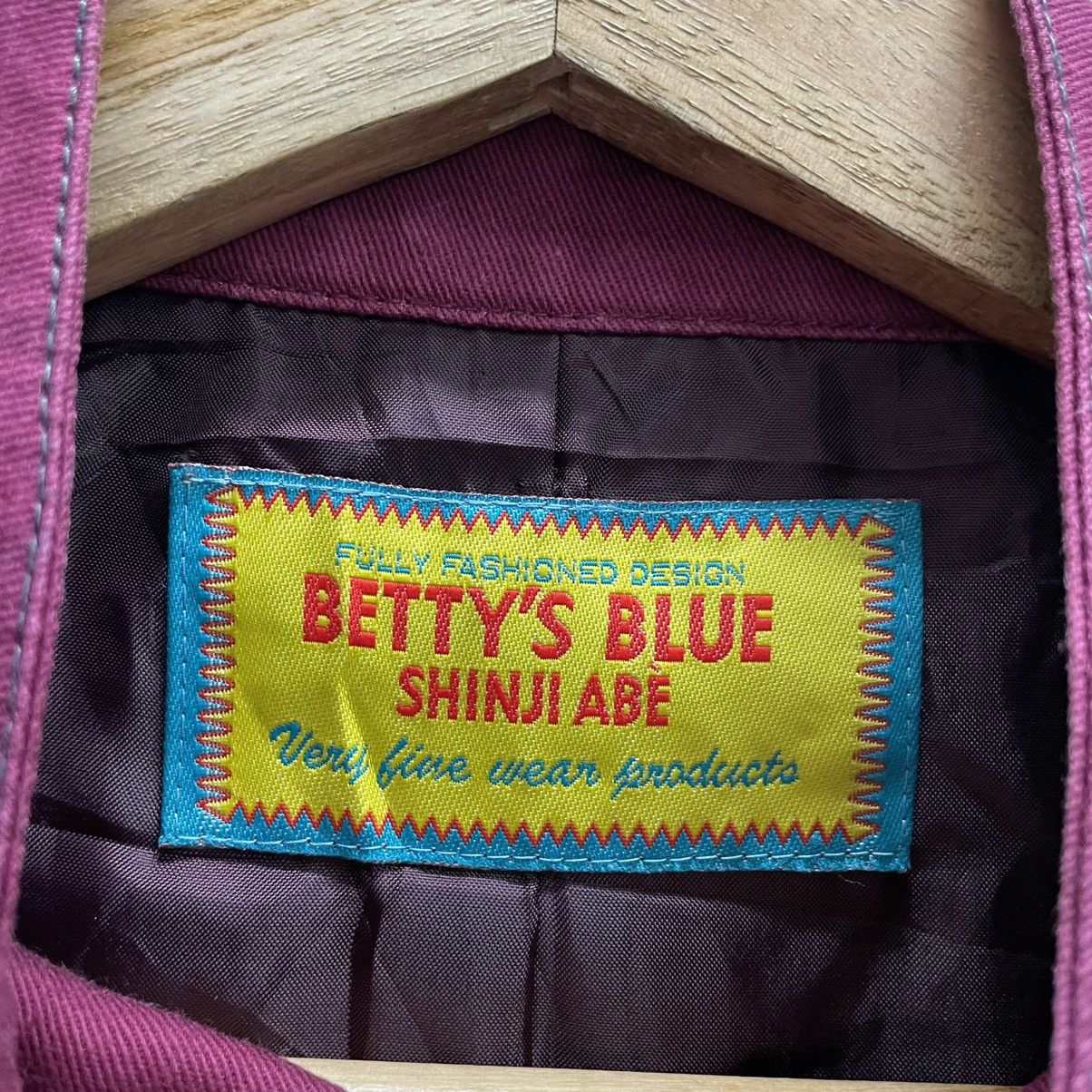 Japanese Brand × Vintage 💥BONDAGE BETTY BLUE SHINJI ABE LIGHT JACKET Size US M / EU 48-50 / 2 - 7 Thumbnail