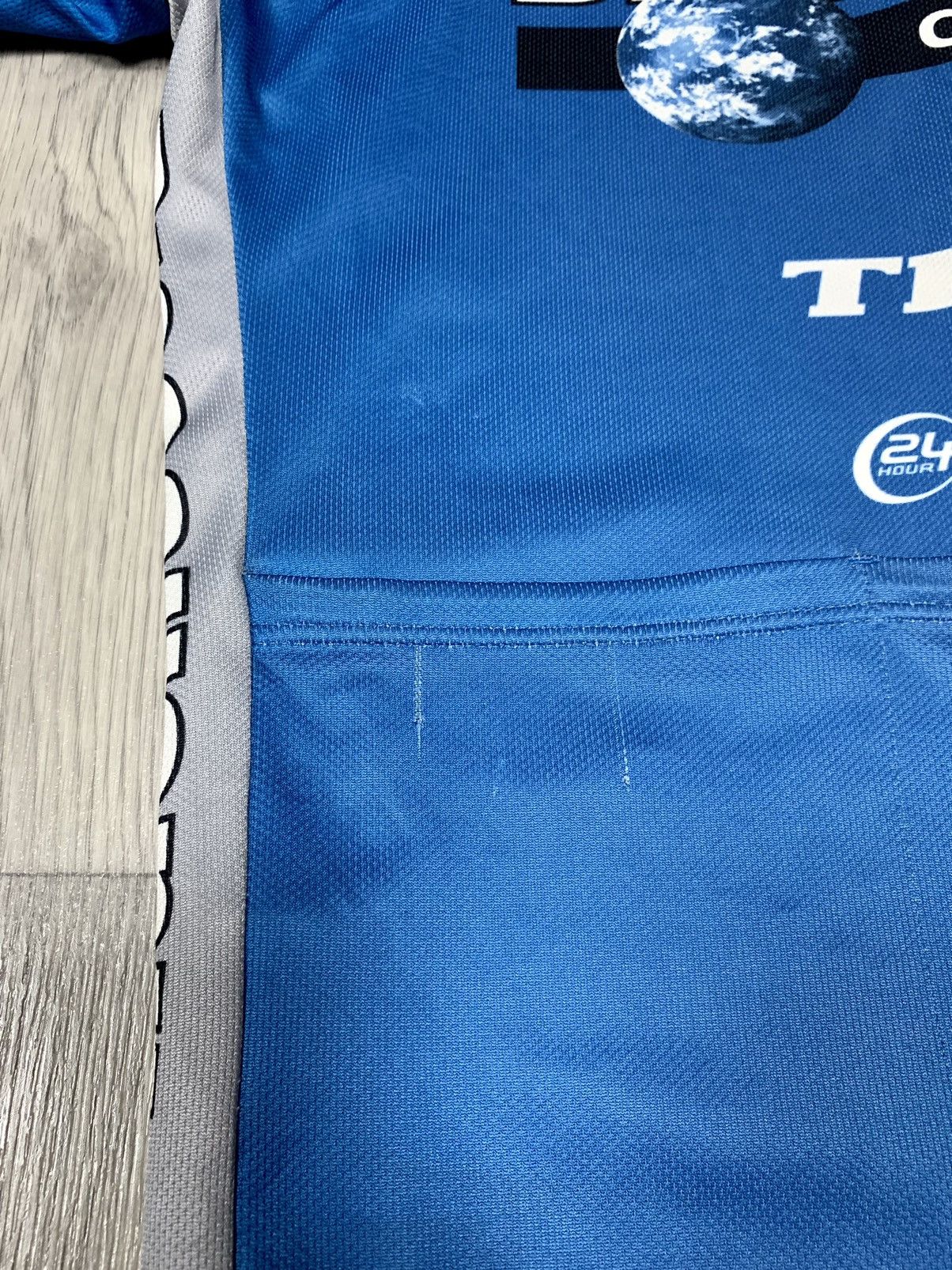 Bicycle × Nike × Vintage Vintage Nike bicycle blue jersey about Discovery Size US M / EU 48-50 / 2 - 8 Thumbnail
