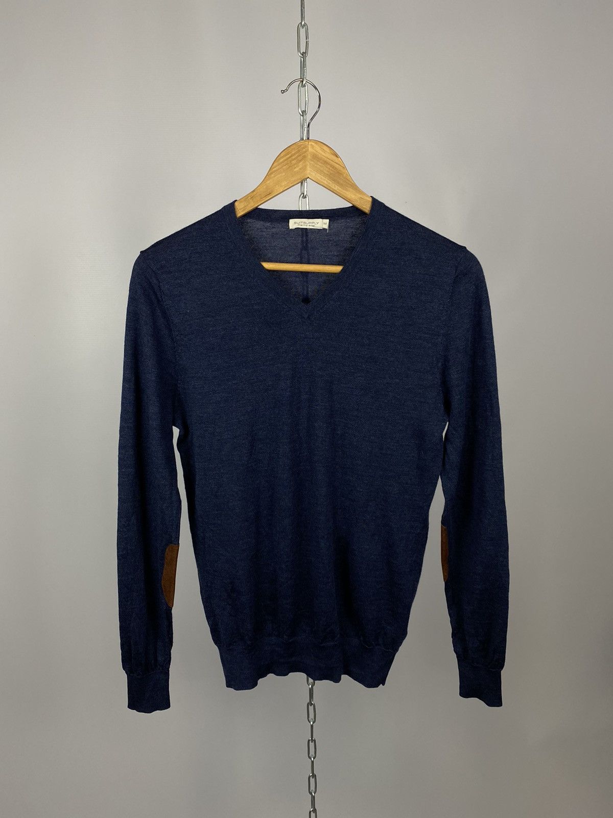 Suitsupply Suitsupply sweater luxury streetwear blue size M Size US S / EU 44-46 / 1 - 1 Thumbnail