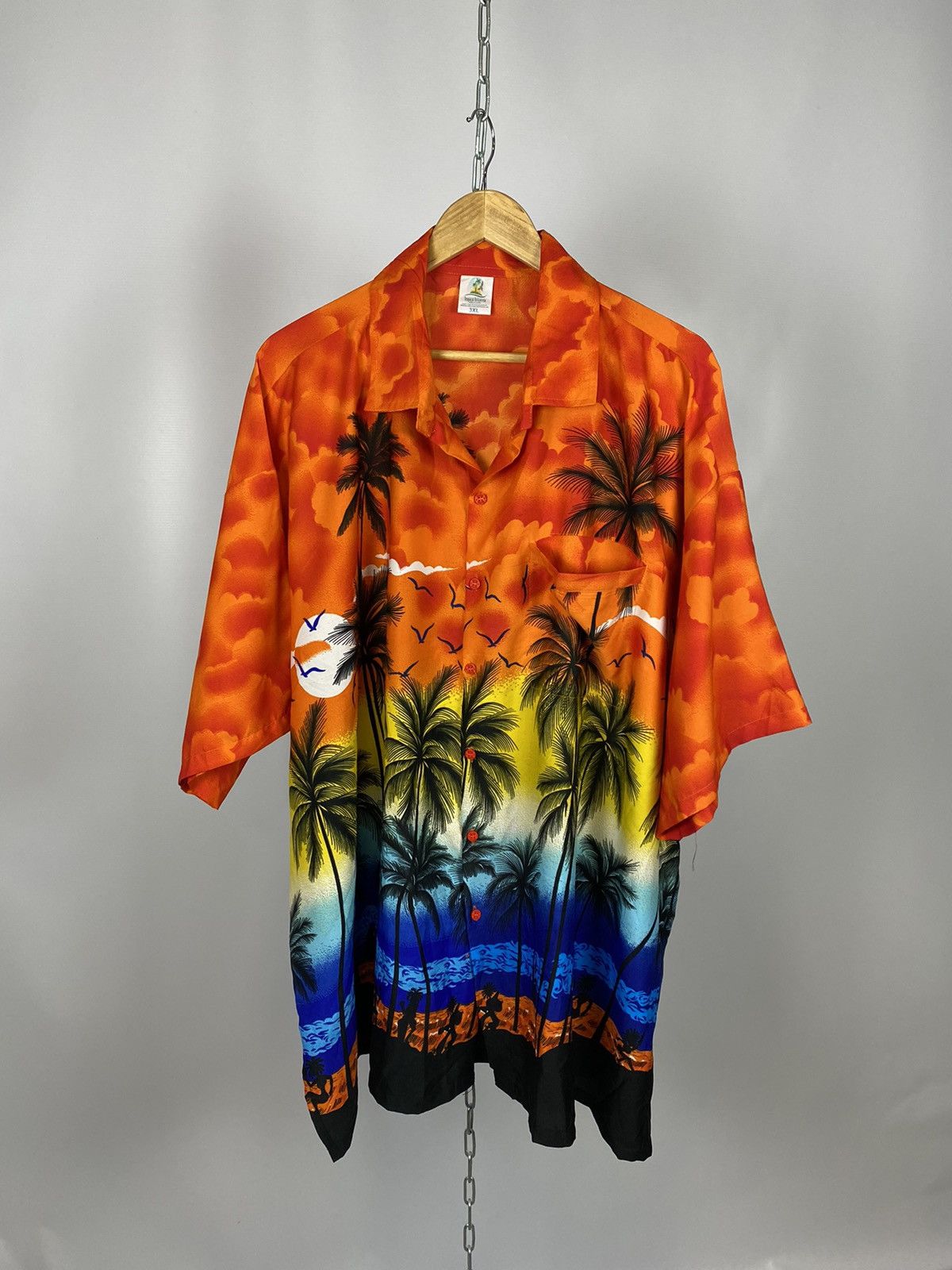 Vintage Hawaiian shirt short sleeve streetwear size 3XL Size US XXL / EU 58 / 5 - 1 Thumbnail