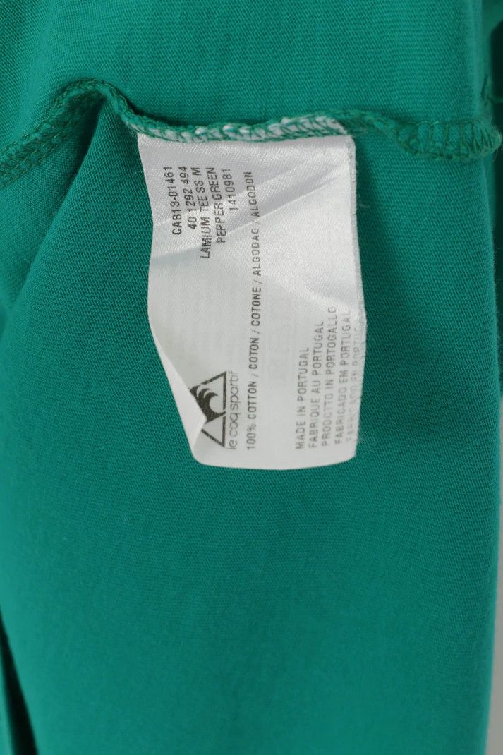 Le Coq Sportif Le Coq Sportif Men L T- Shirt Green Cotton Legend 6703 Size US L / EU 52-54 / 3 - 4 Thumbnail