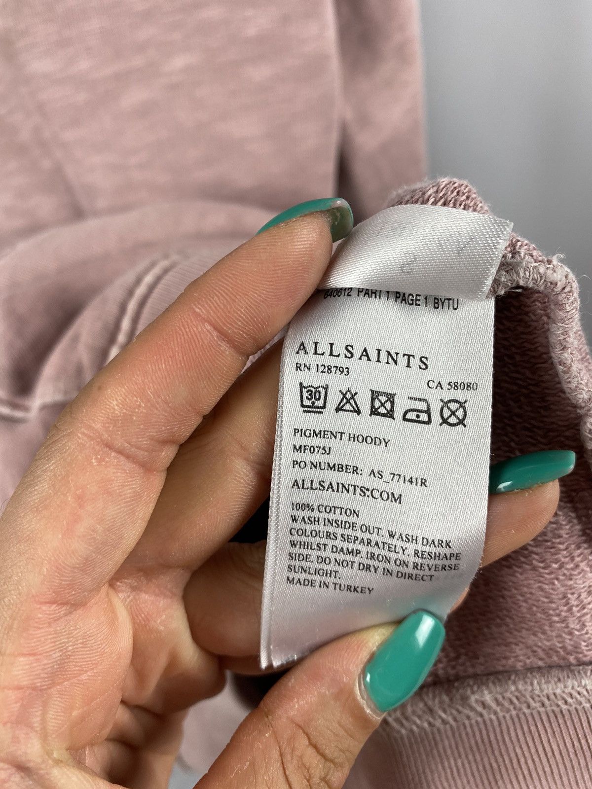 Allsaints Allsaints hoodie streetwear luxury size S Size US S / EU 44-46 / 1 - 5 Thumbnail