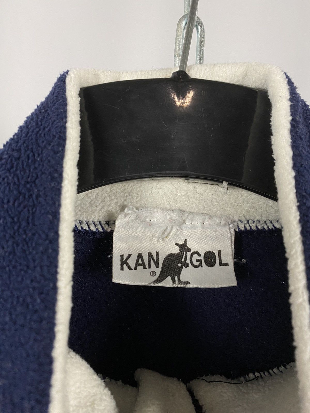Vintage Kangol fleece vintage zip 1/3 streetwear size L Size US L / EU 52-54 / 3 - 3 Thumbnail