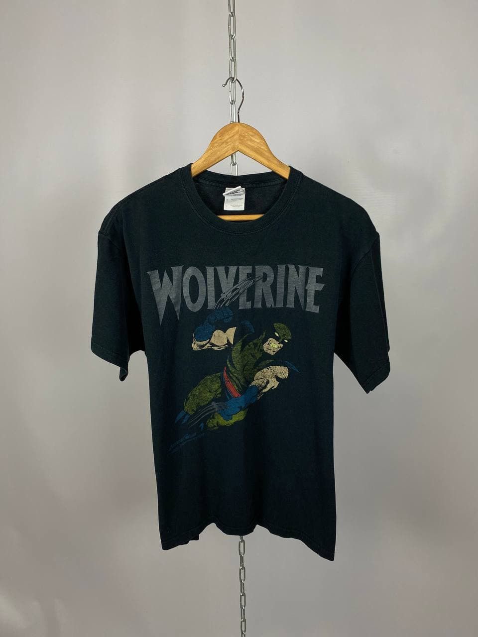Wolverine Wolverine movie T-shirt short sleeve vintage blue size L Size US M / EU 48-50 / 2 - 1 Thumbnail