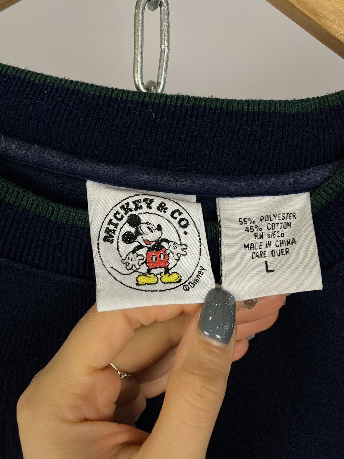 Disney Mickey Mouse movie sweatshirt vintage size L Size US L / EU 52-54 / 3 - 4 Thumbnail