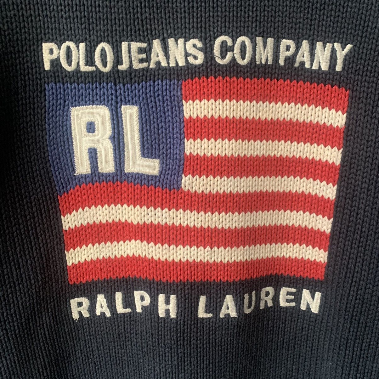 Polo Ralph Lauren Polo Jeans Company Ralph Lauren Flag Knitwear Size US L / EU 52-54 / 3 - 2 Thumbnail