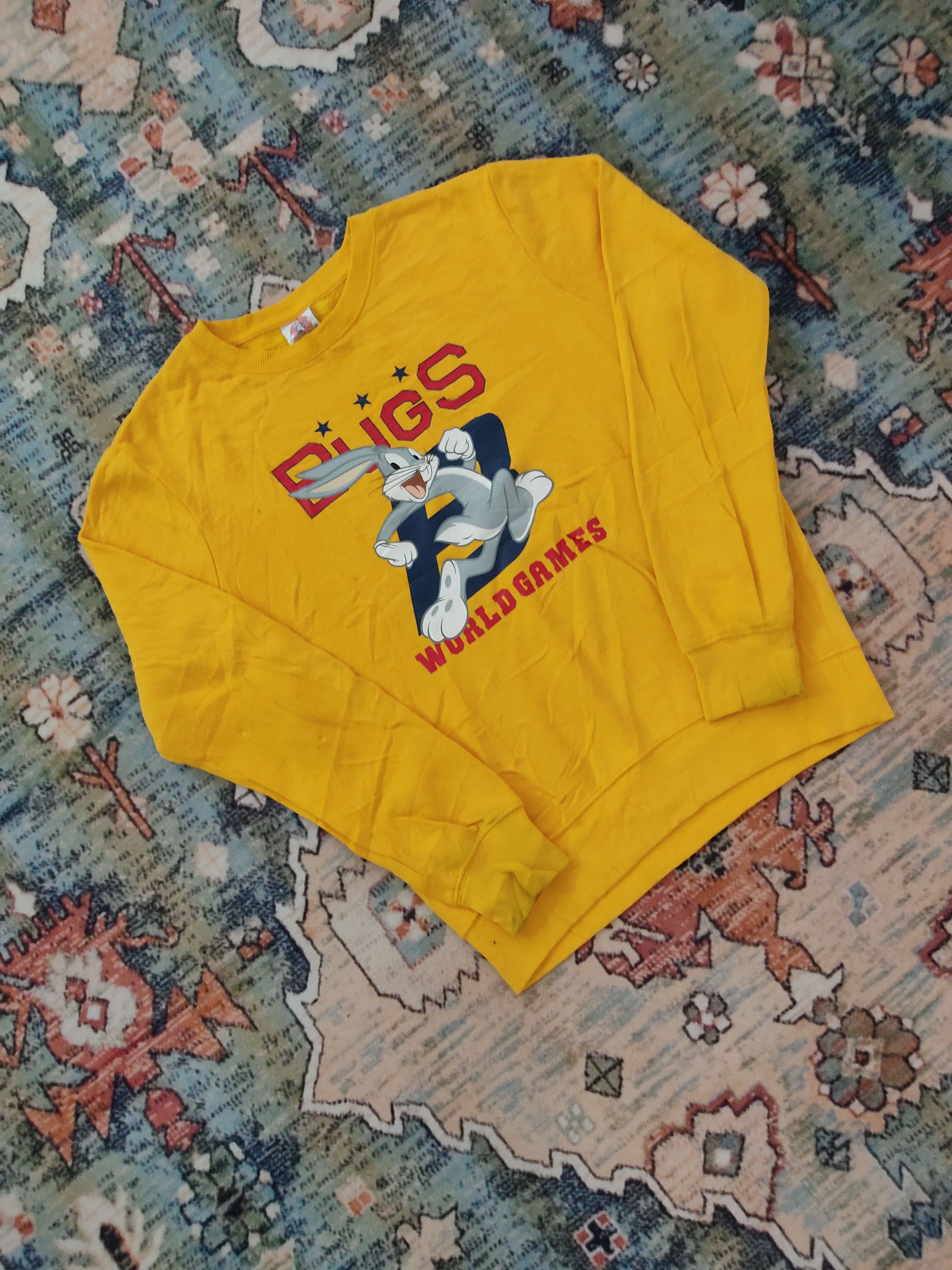 Vintage Bugs Bunny World Games Looney Tunes Sweatshirts Grailed