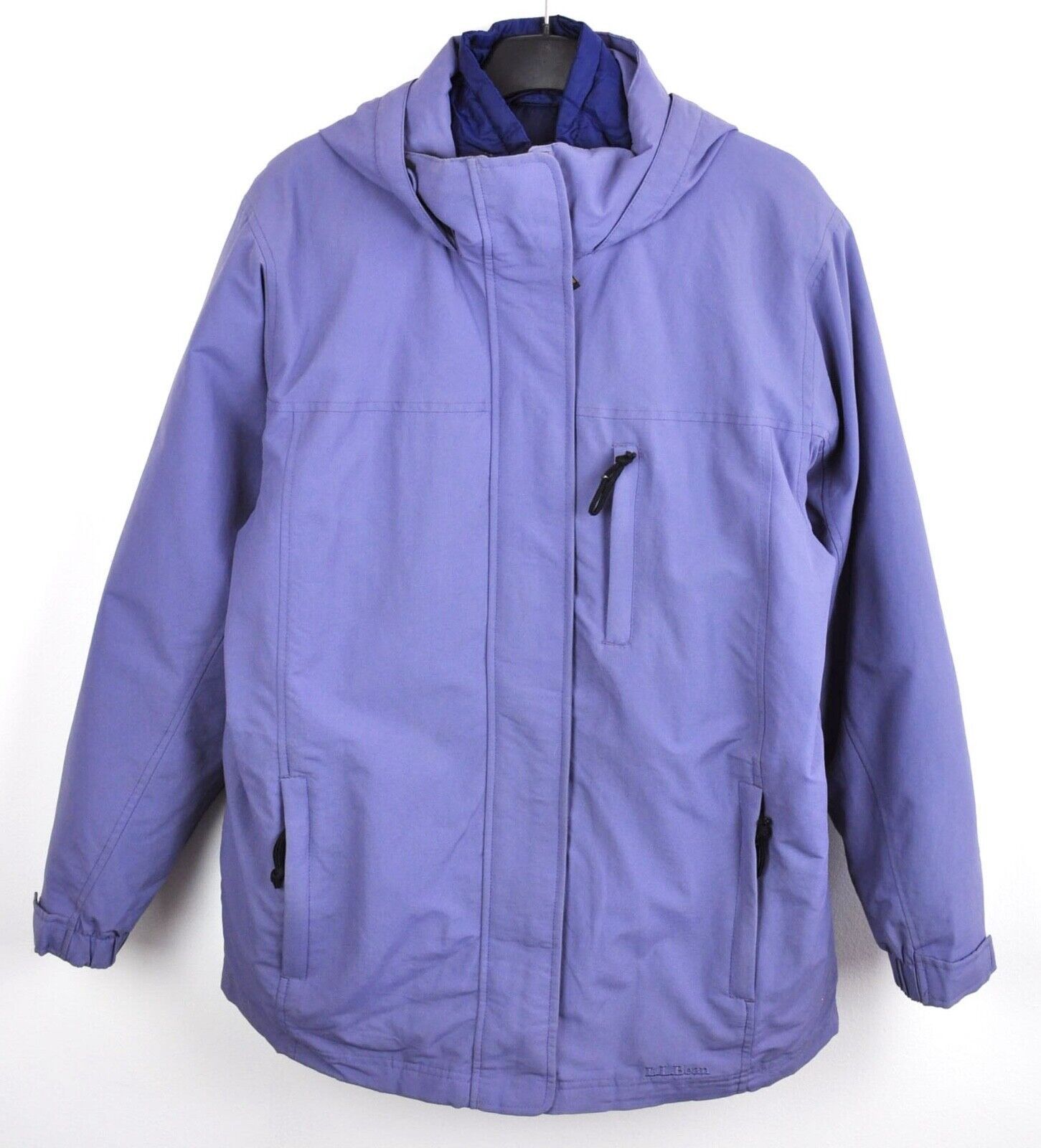 L.L. Bean Shell Jacket Women Removable Lining Sport Coat Hooded Size M / US 6-8 / IT 42-44 - 1 Thumbnail