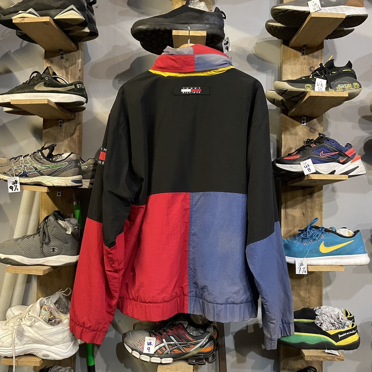 Tommy Hilfiger Vintage 90’s Rare Colour Block Jacket Size US XXL / EU 58 / 5 - 7 Thumbnail