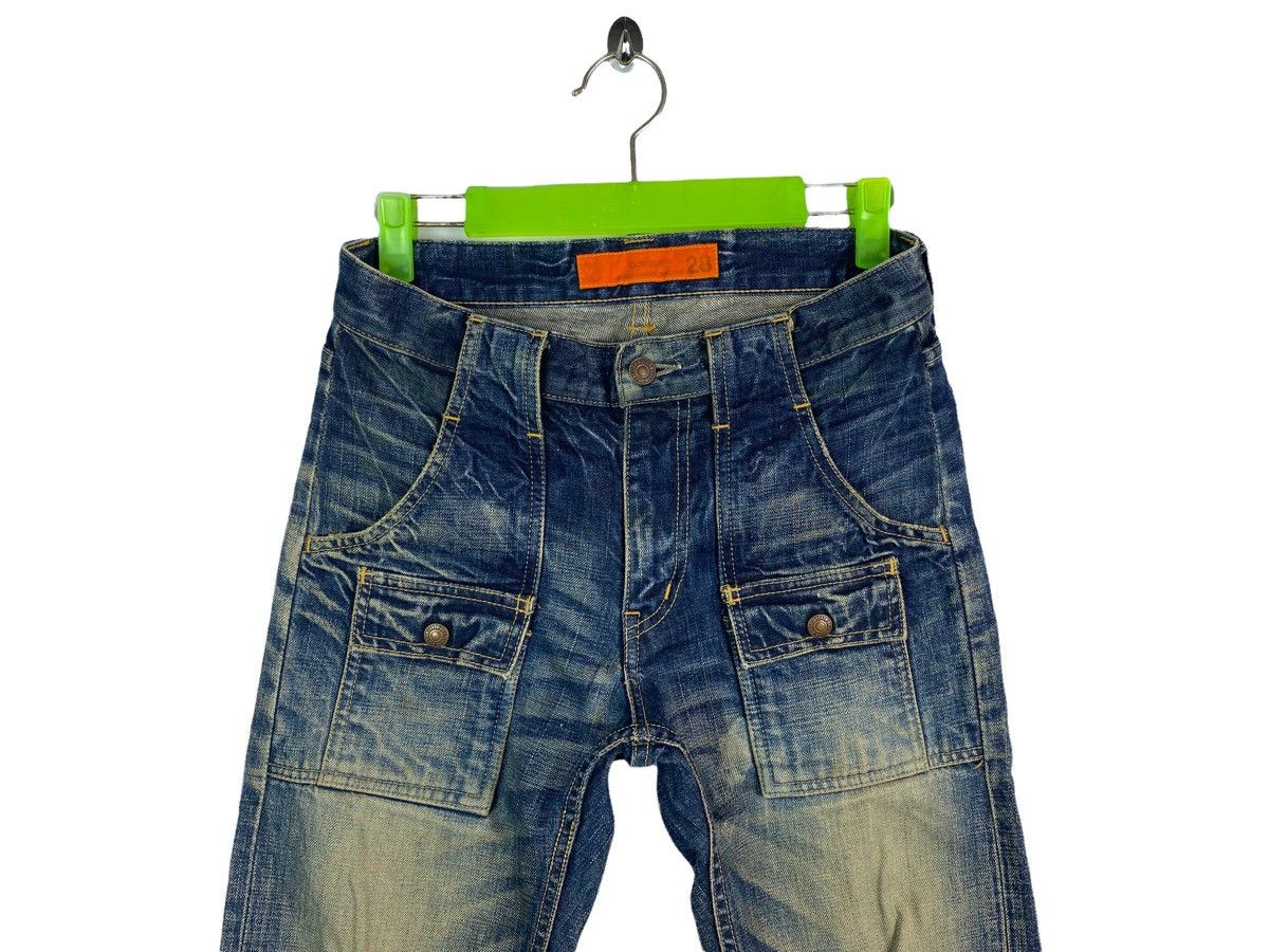 Indigo × Japanese Brand Rare GO WEST denim craft bush pant denim jeans worker Size US 28 / EU 44 - 2 Thumbnail