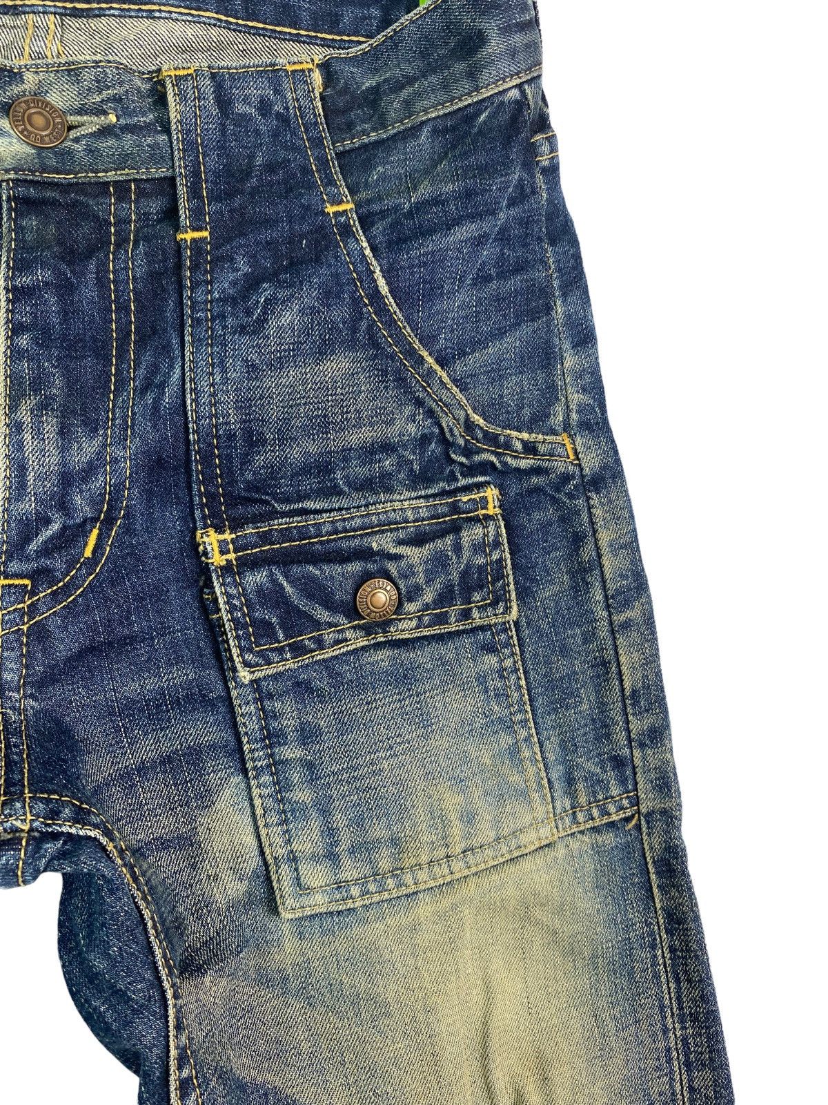 Indigo × Japanese Brand Rare GO WEST denim craft bush pant denim jeans worker Size US 28 / EU 44 - 5 Thumbnail