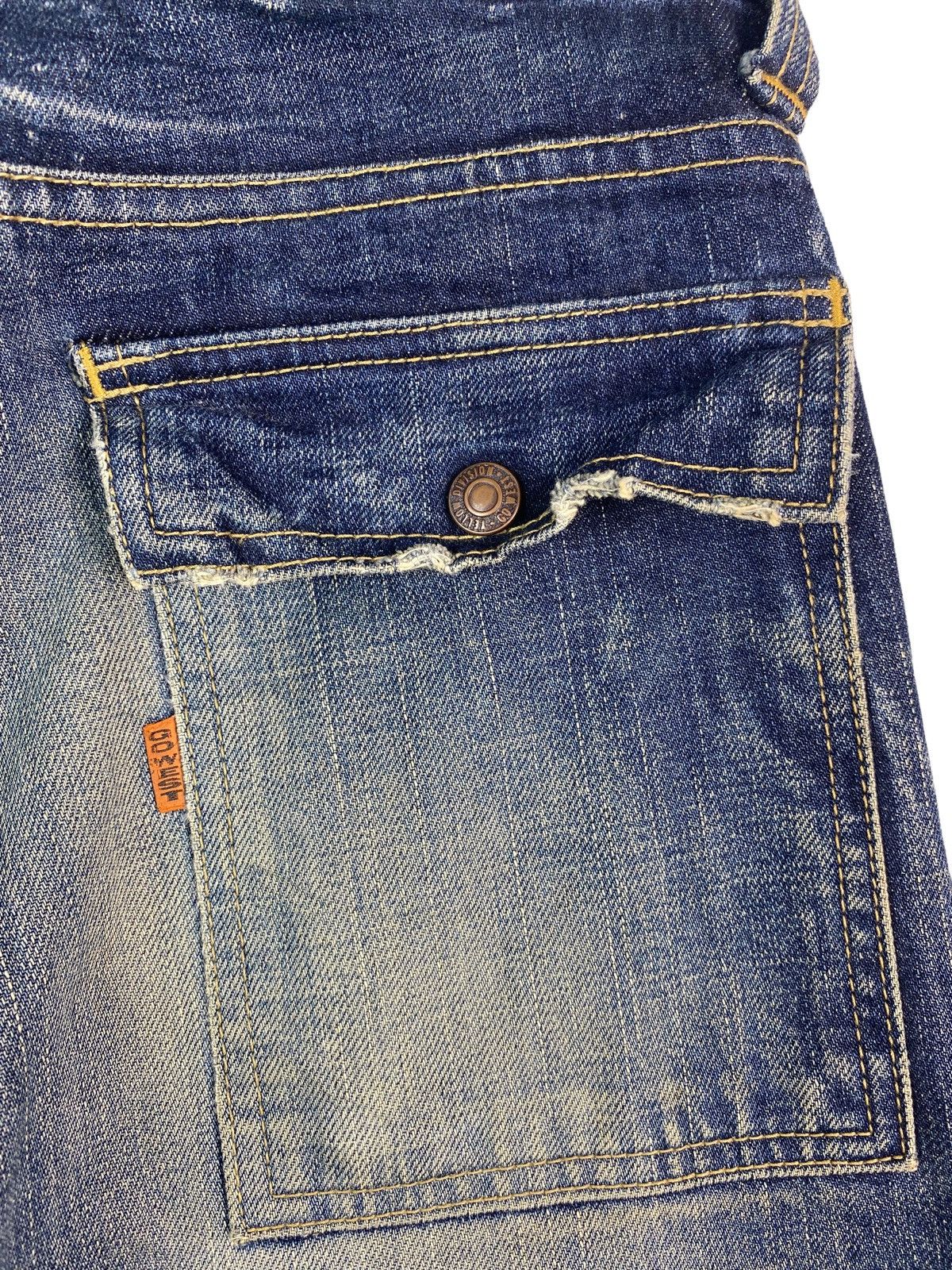 Indigo × Japanese Brand Rare GO WEST denim craft bush pant denim jeans worker Size US 28 / EU 44 - 10 Thumbnail