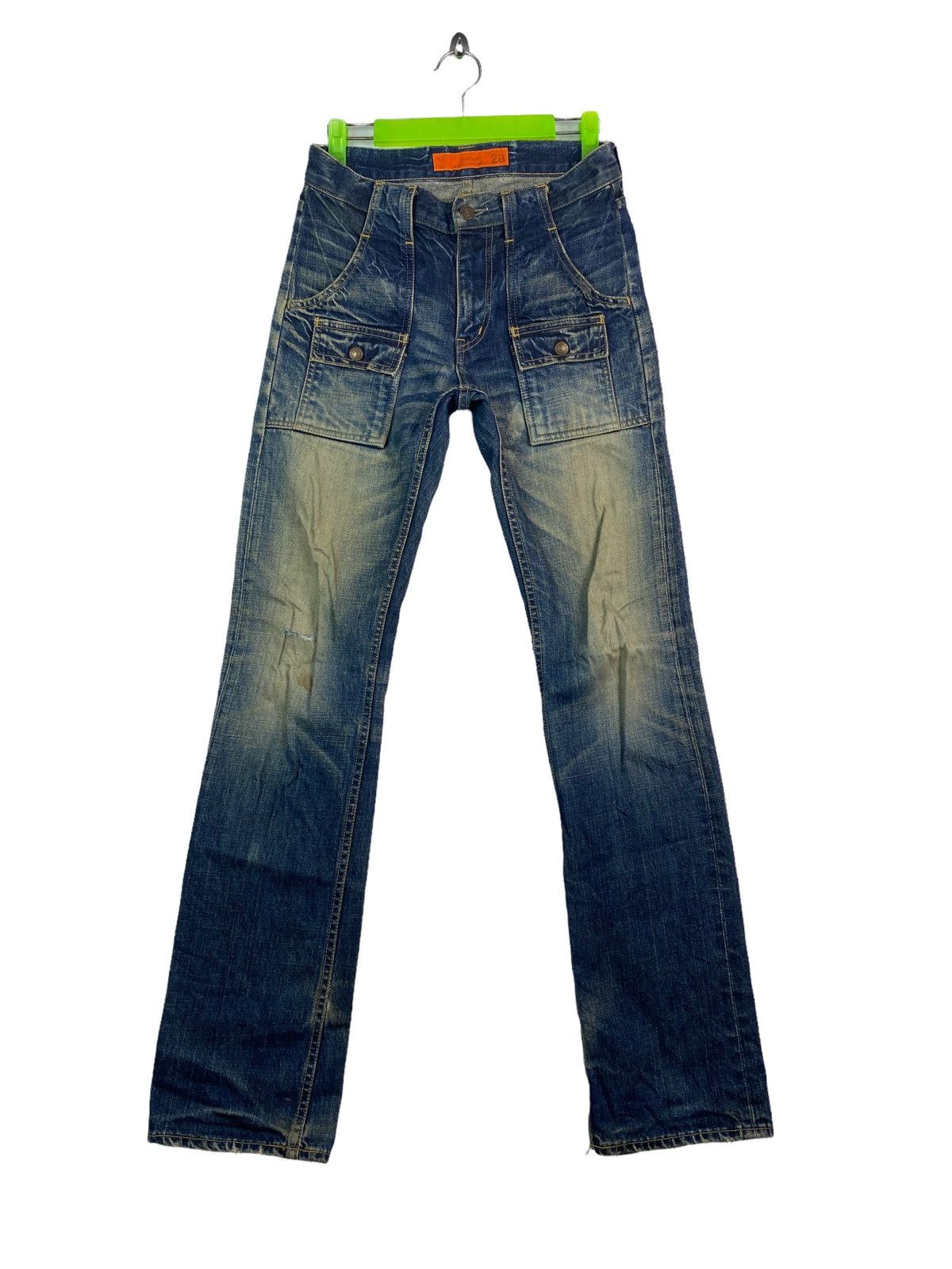 Indigo × Japanese Brand Rare GO WEST denim craft bush pant denim jeans worker Size US 28 / EU 44 - 1 Thumbnail