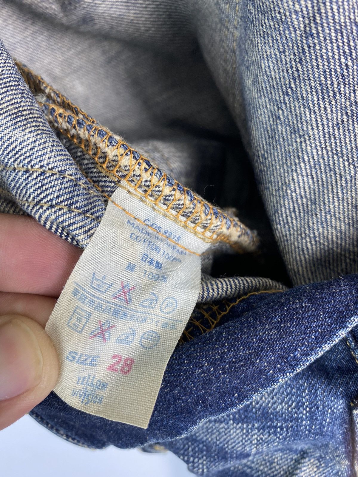 Indigo × Japanese Brand Rare GO WEST denim craft bush pant denim jeans worker Size US 28 / EU 44 - 11 Thumbnail