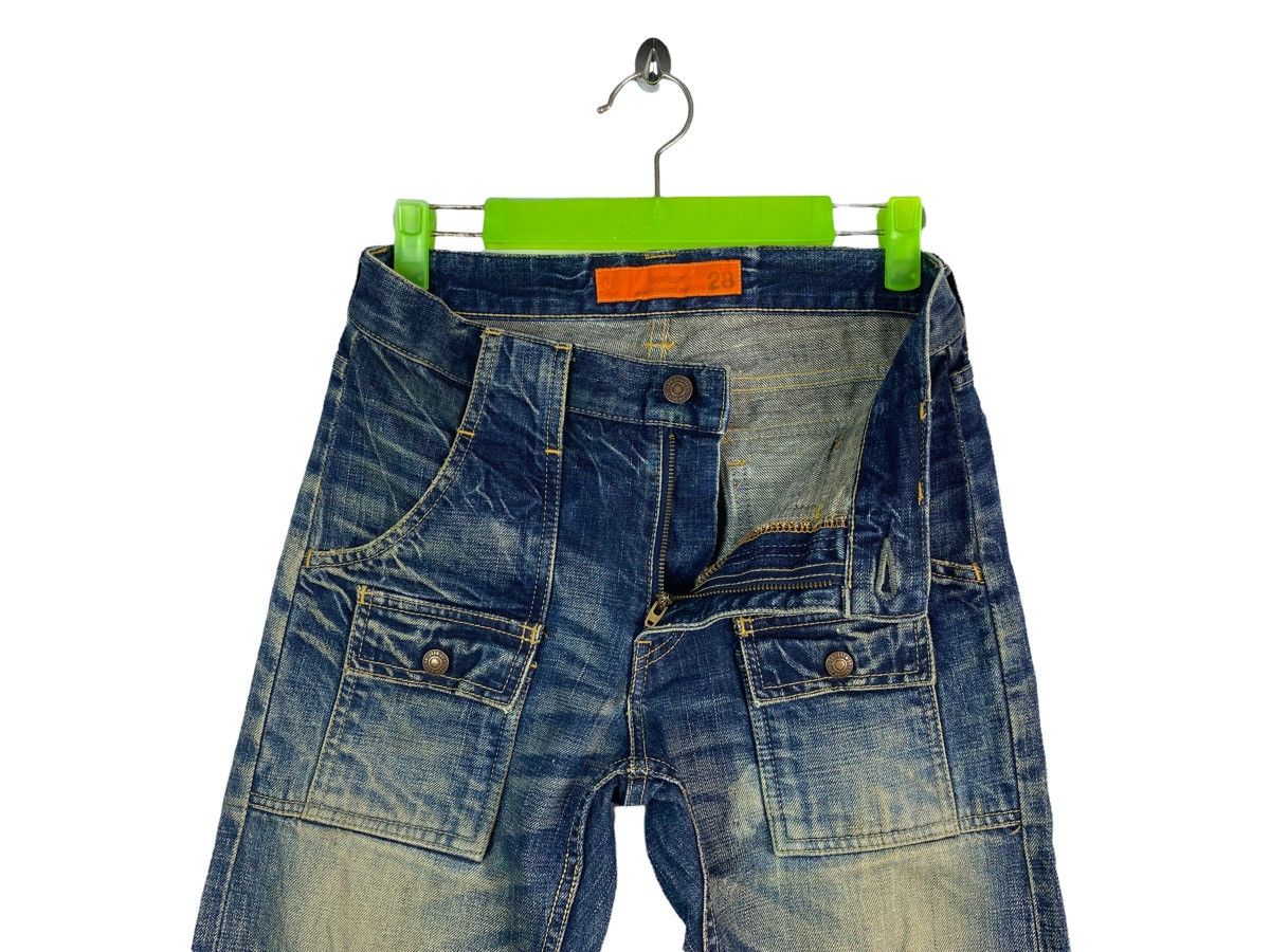Indigo × Japanese Brand Rare GO WEST denim craft bush pant denim jeans worker Size US 28 / EU 44 - 3 Thumbnail