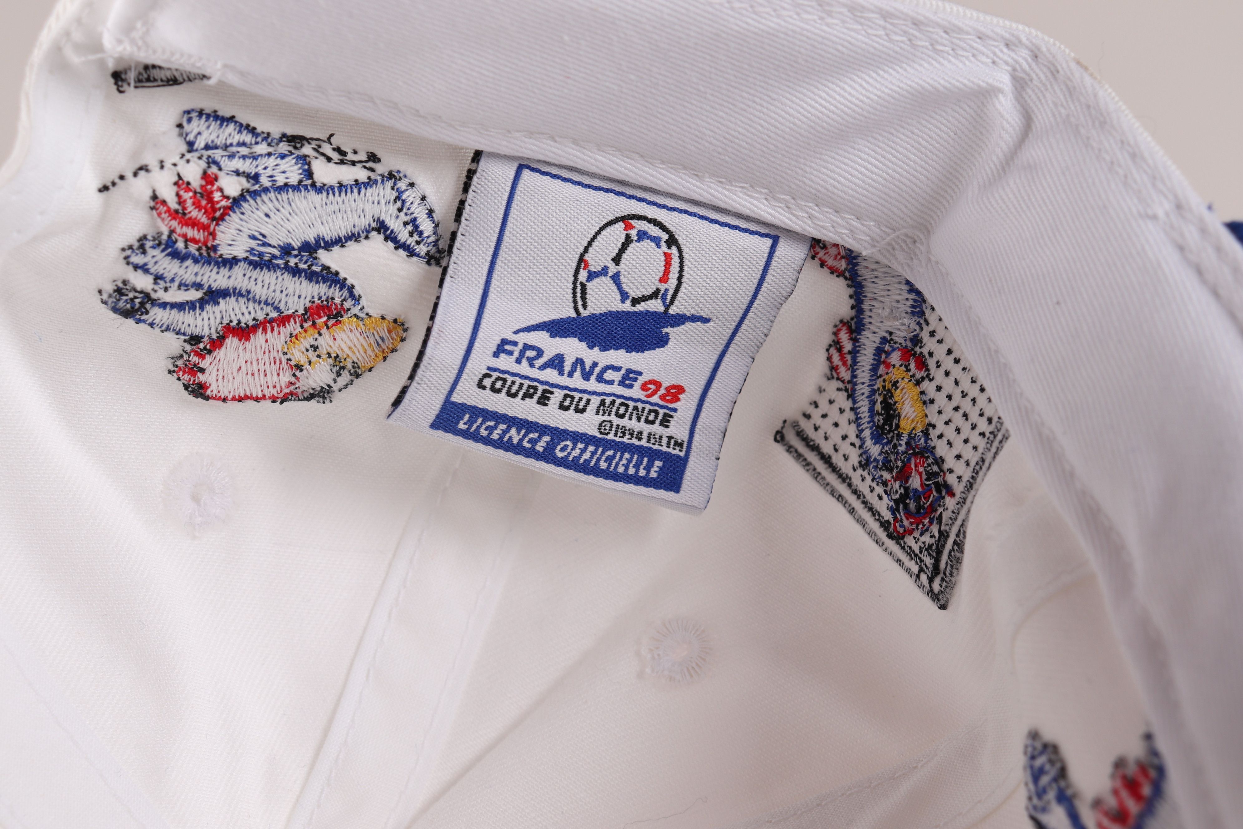 Adidas France World Cup 98 NEW rare vintage cap Adidas BNWT OFSM Size ONE SIZE - 6 Thumbnail