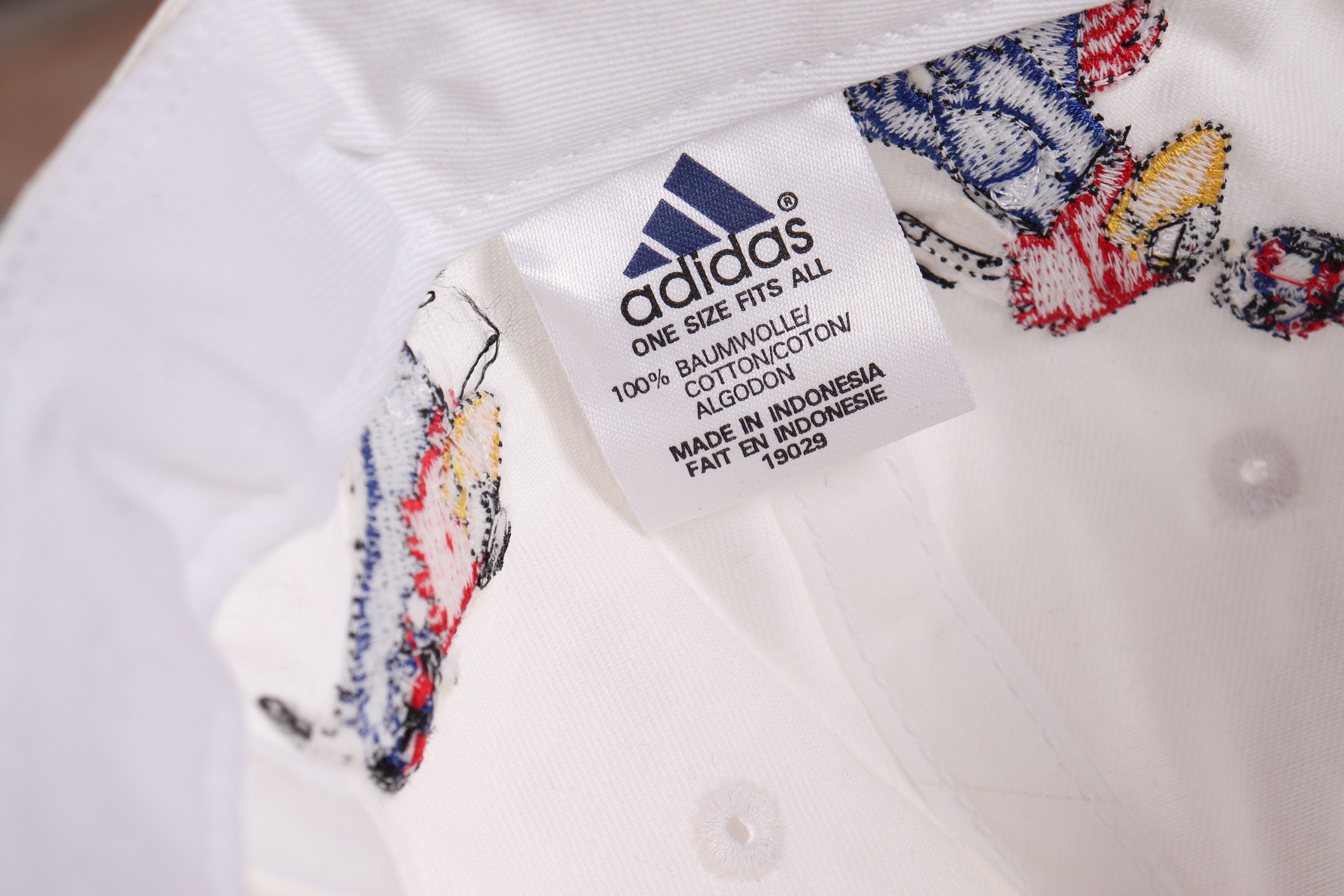 Adidas France World Cup 98 NEW rare vintage cap Adidas BNWT OFSM Size ONE SIZE - 7 Thumbnail
