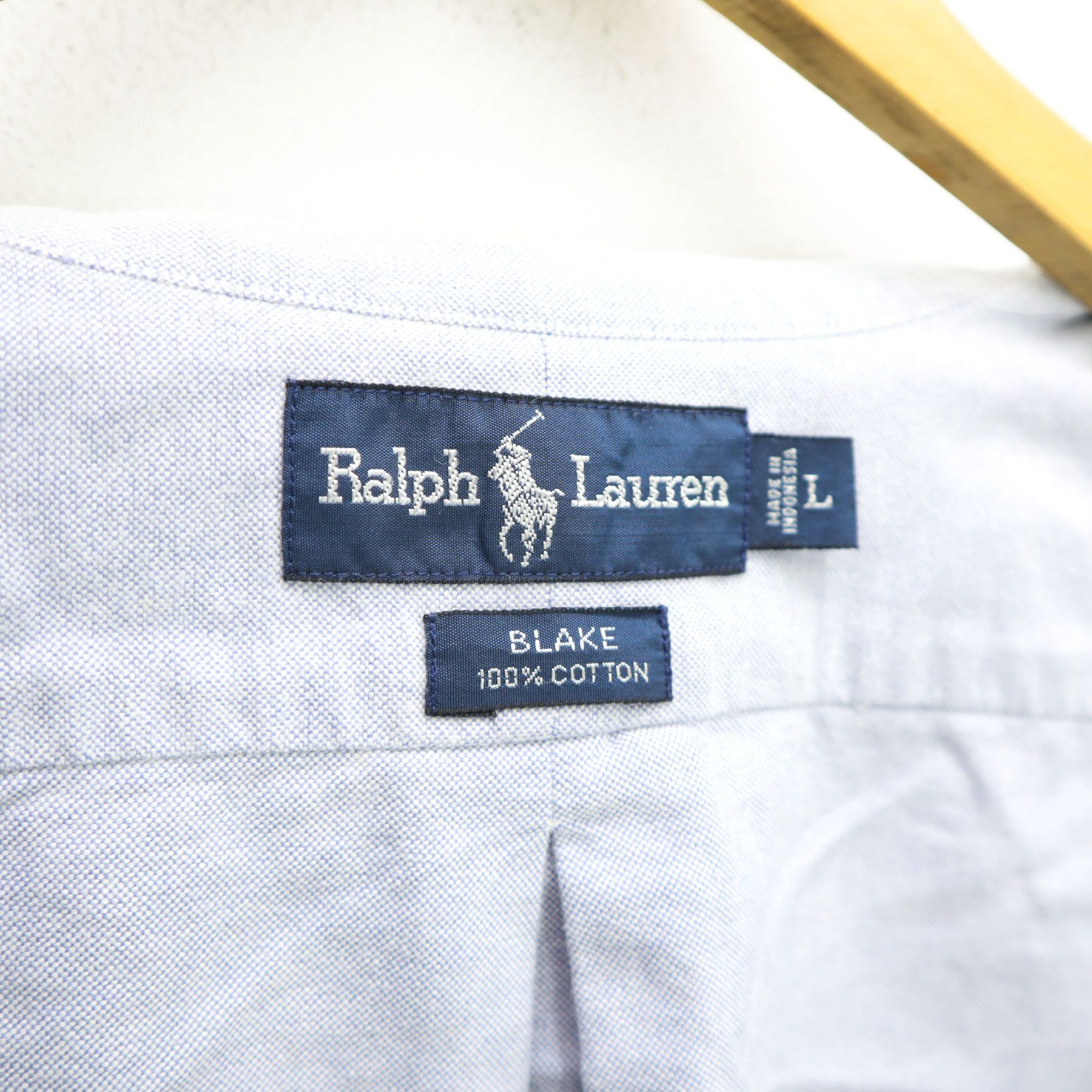 Polo Ralph Lauren Shirt Oxford Button Down Long Sleeve Polo Bear Mini logo Size US L / EU 52-54 / 3 - 5 Thumbnail
