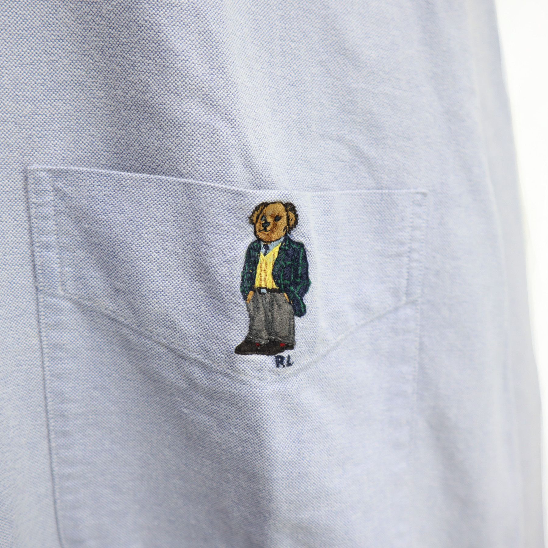 Polo Ralph Lauren Shirt Oxford Button Down Long Sleeve Polo Bear Mini logo Size US L / EU 52-54 / 3 - 2 Thumbnail
