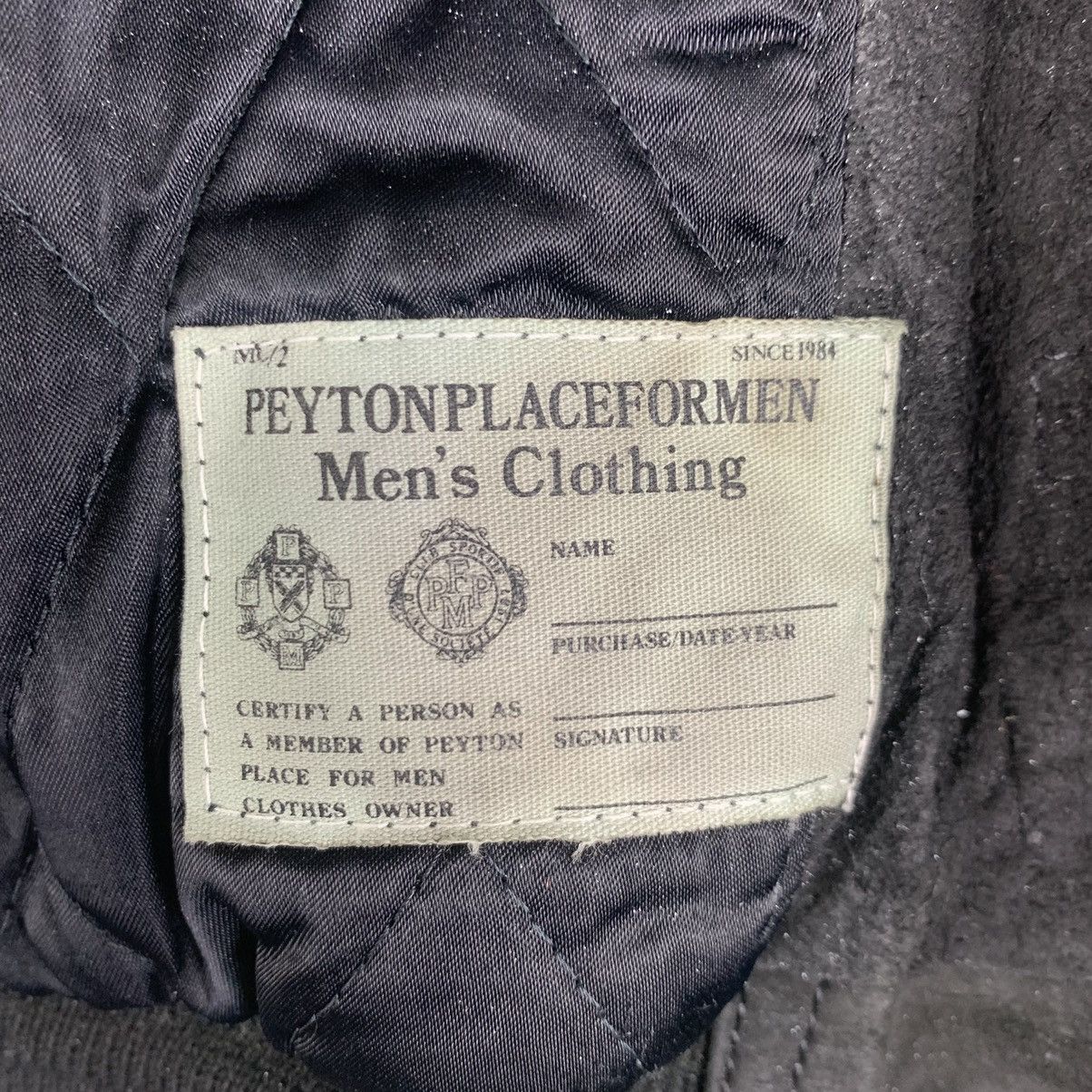 Genuine Leather Vintage 90s PPFM Spellout Embroidered Leather Jacket Size US L / EU 52-54 / 3 - 8 Thumbnail