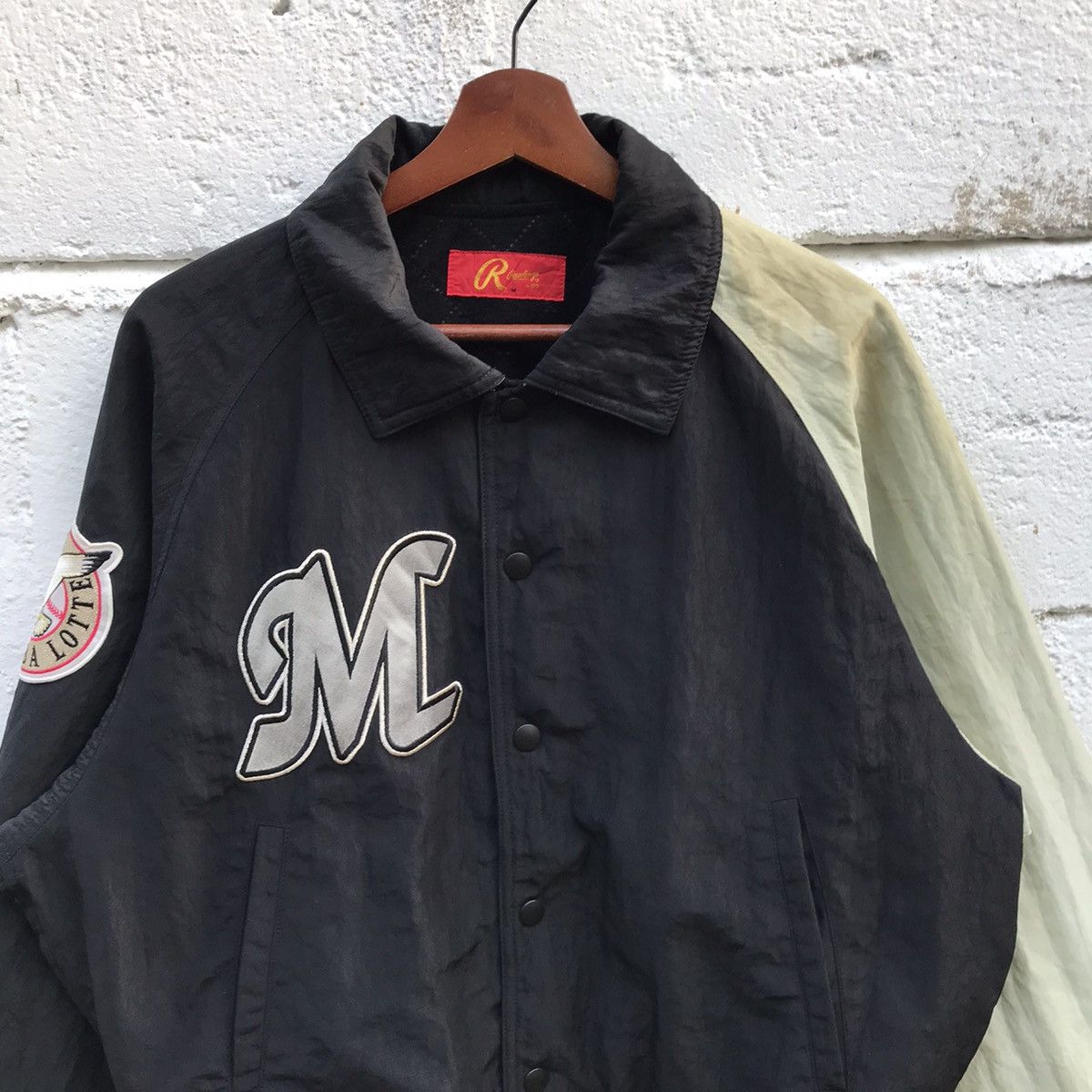 Asics Varsity Jacket Zipper By Asic Big Logo Size US M / EU 48-50 / 2 - 4 Thumbnail