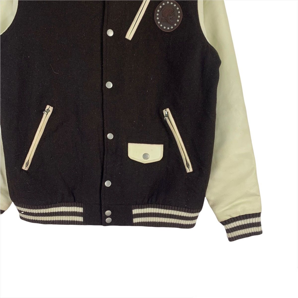 In The Attic In The Attic Varsity Leather Jacket Size US M / EU 48-50 / 2 - 3 Thumbnail