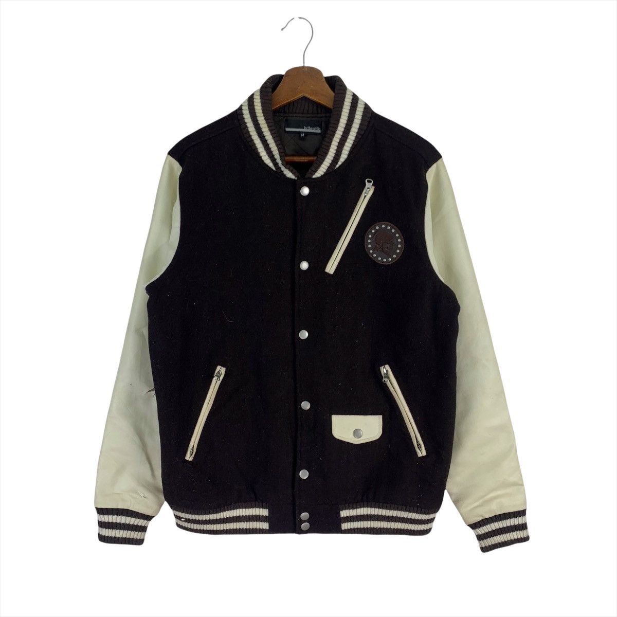In The Attic In The Attic Varsity Leather Jacket Size US M / EU 48-50 / 2 - 1 Thumbnail