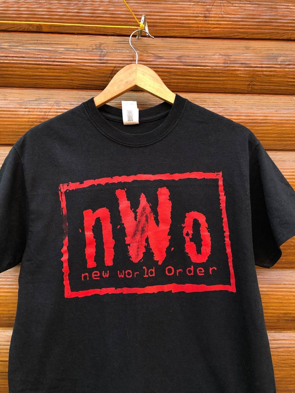 Vintage × WCW/nWo × WWE Vintage WCW NWO New World Order Black Tee Size US M / EU 48-50 / 2 - 2 Thumbnail