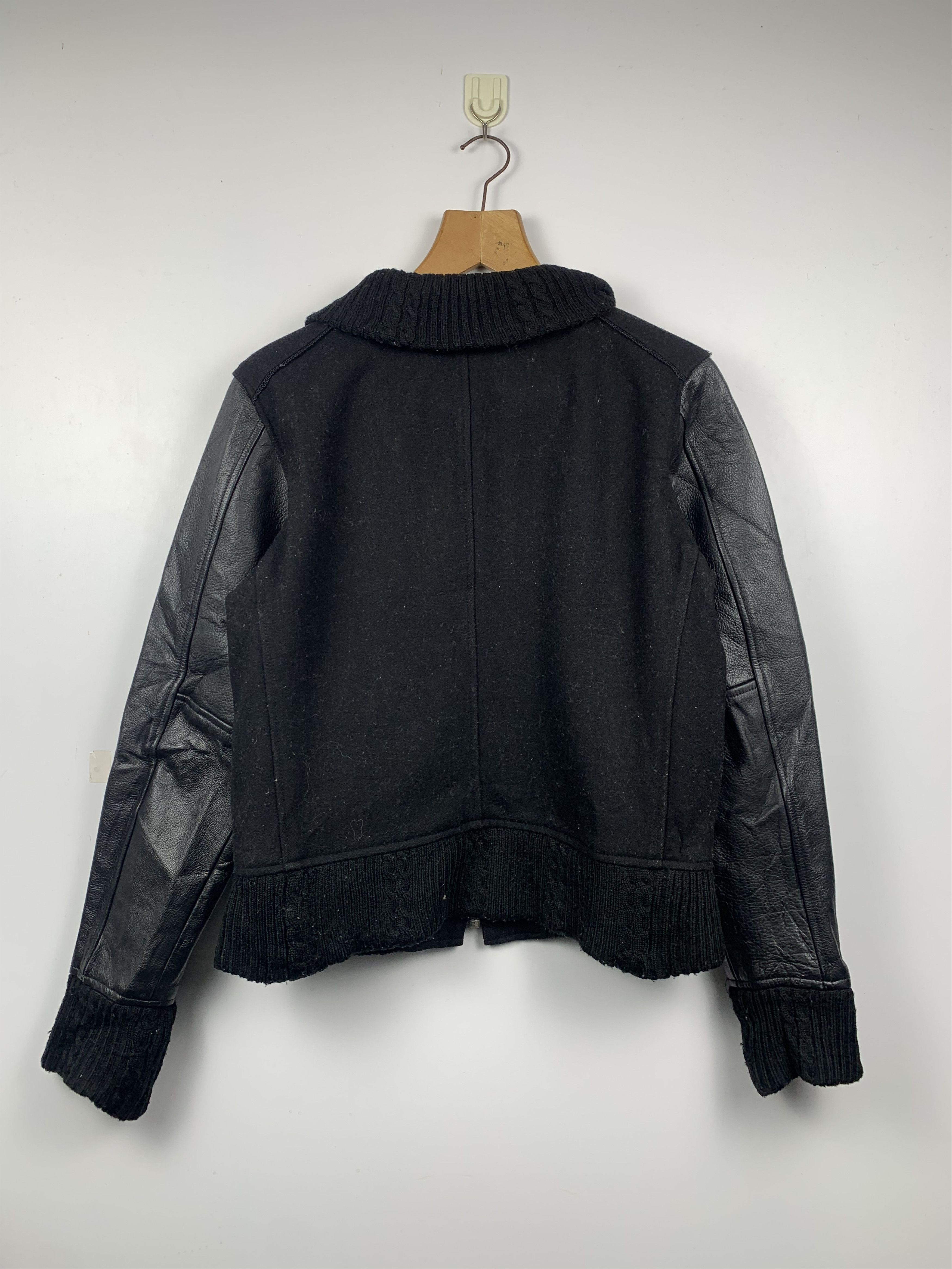 Vintage Vintage Japanese Brand Sleeve Leather Varsity Jacket V0499 Size US M / EU 48-50 / 2 - 2 Thumbnail