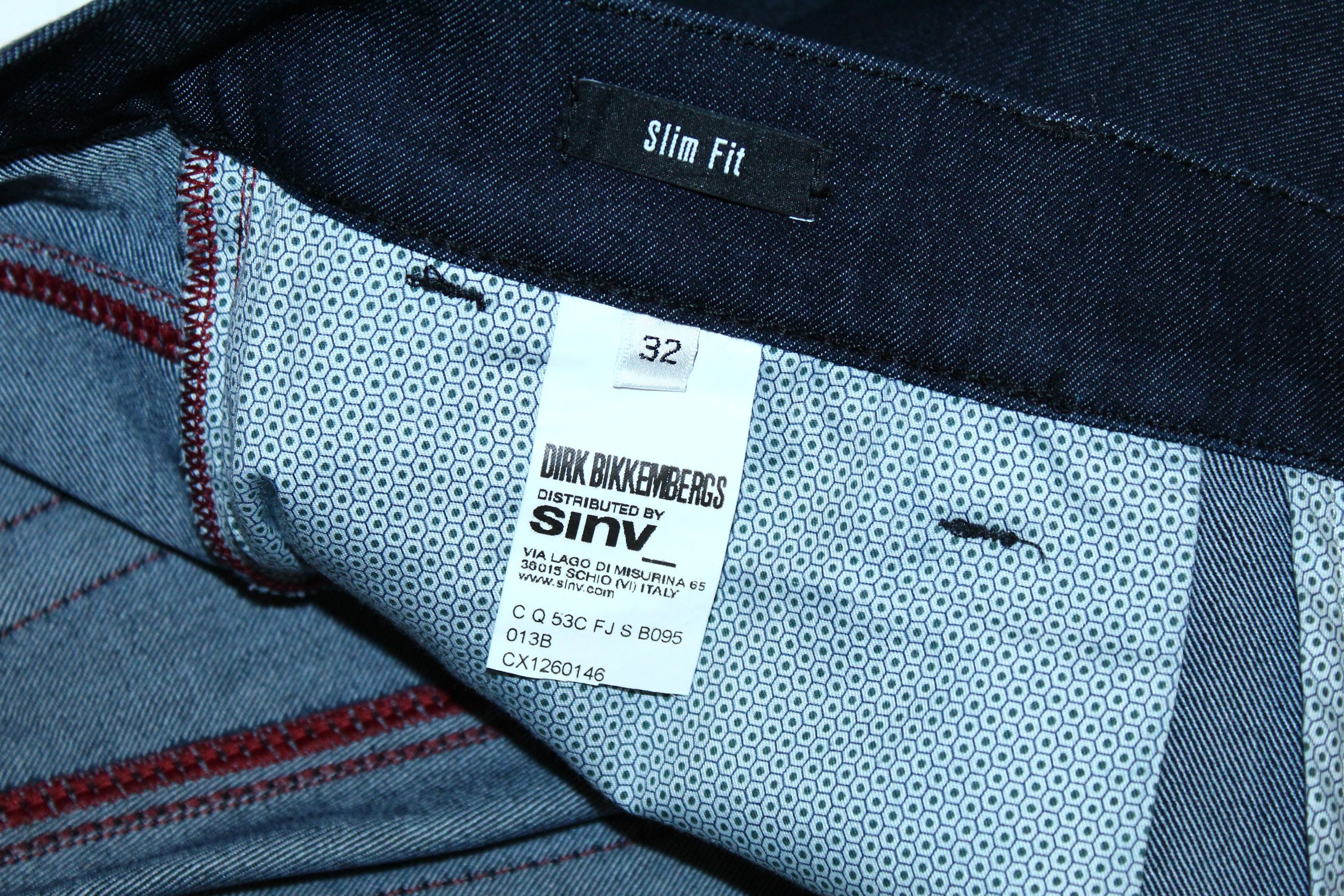 Dirk Bikkembergs Dirk Bikkembergs Slim Fit Casual Denim Pants Size US 32 / EU 48 - 7 Thumbnail