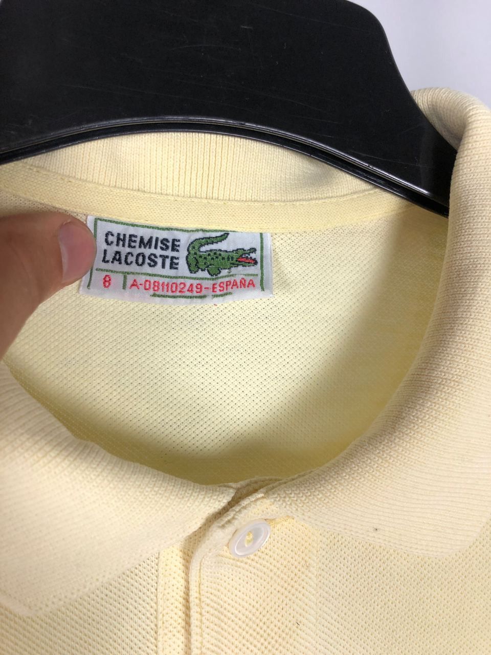 Lacoste Men’s Lacoste vintage polo t-shirts yellow size (8) XXL Size US XXL / EU 58 / 5 - 3 Thumbnail
