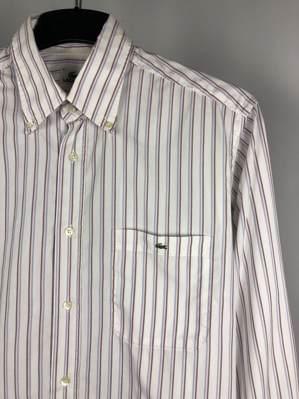 Lacoste Lacoste vintage shirts long sleeve size L Size US L / EU 52-54 / 3 - 2 Thumbnail