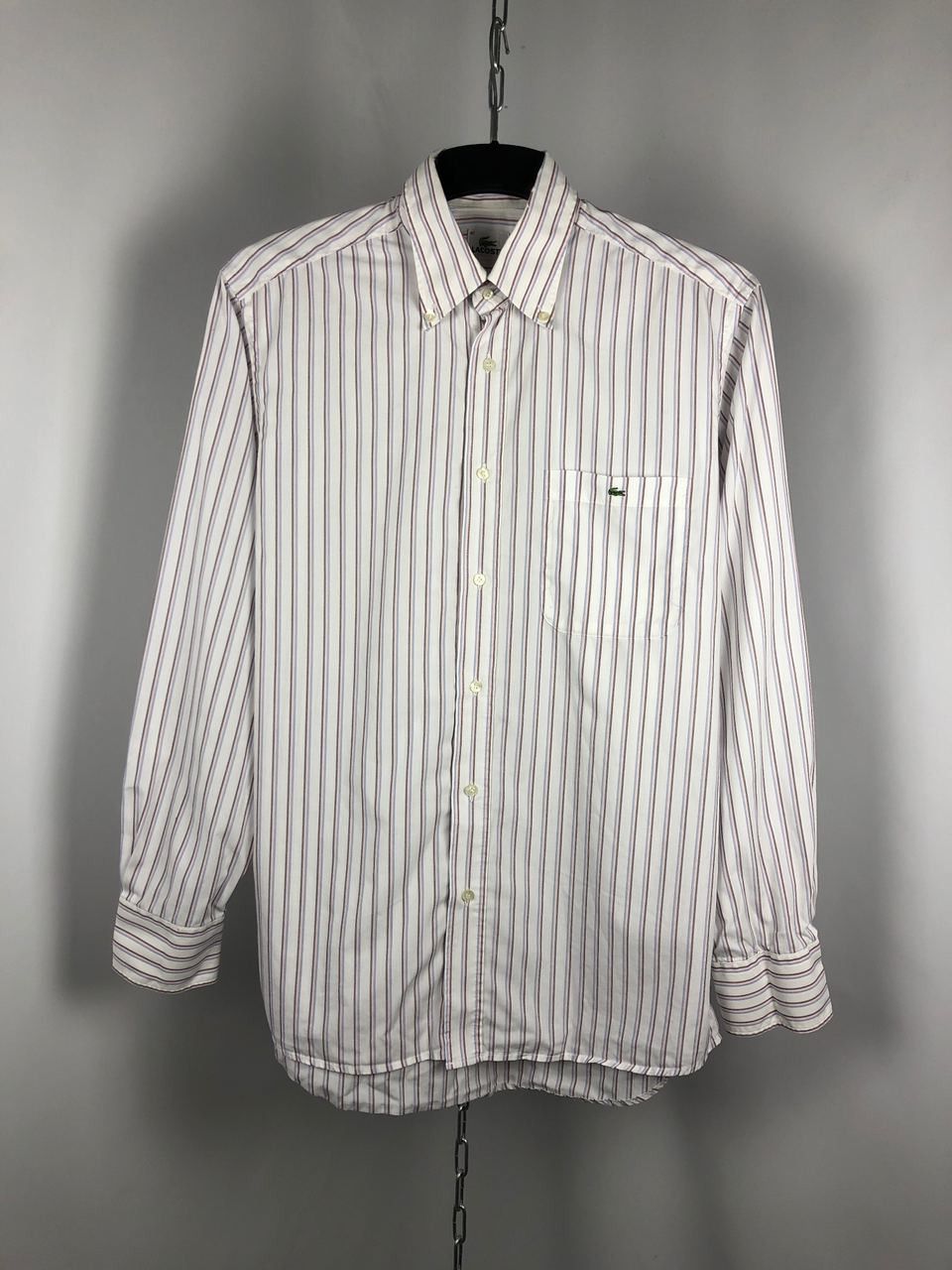 Lacoste Lacoste vintage shirts long sleeve size L Size US L / EU 52-54 / 3 - 1 Thumbnail