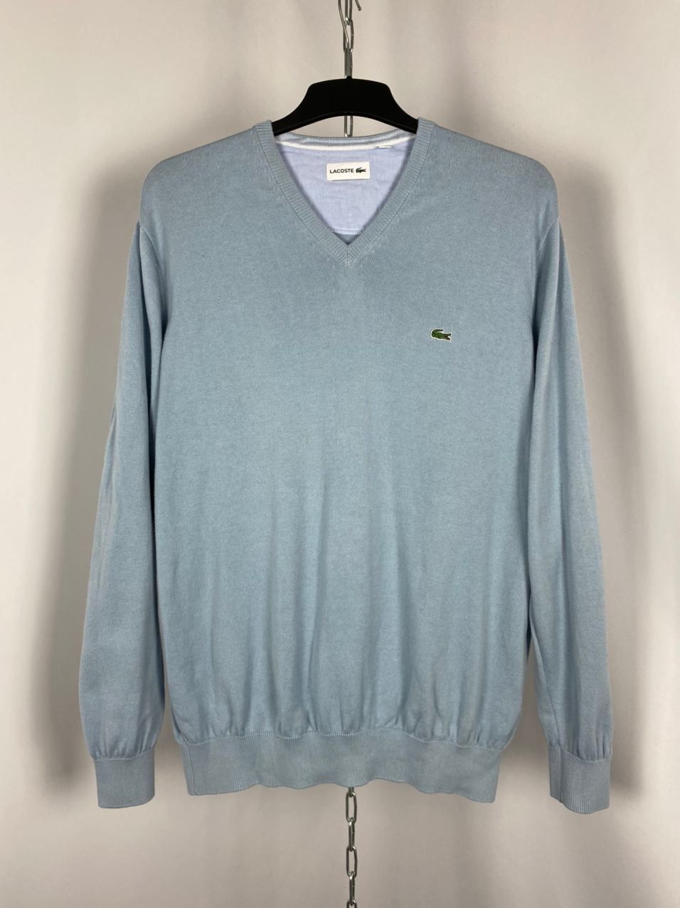 Lacoste Lacoste sweaters blue V-neck size XXL 2XL Size US XXL / EU 58 / 5 - 1 Thumbnail