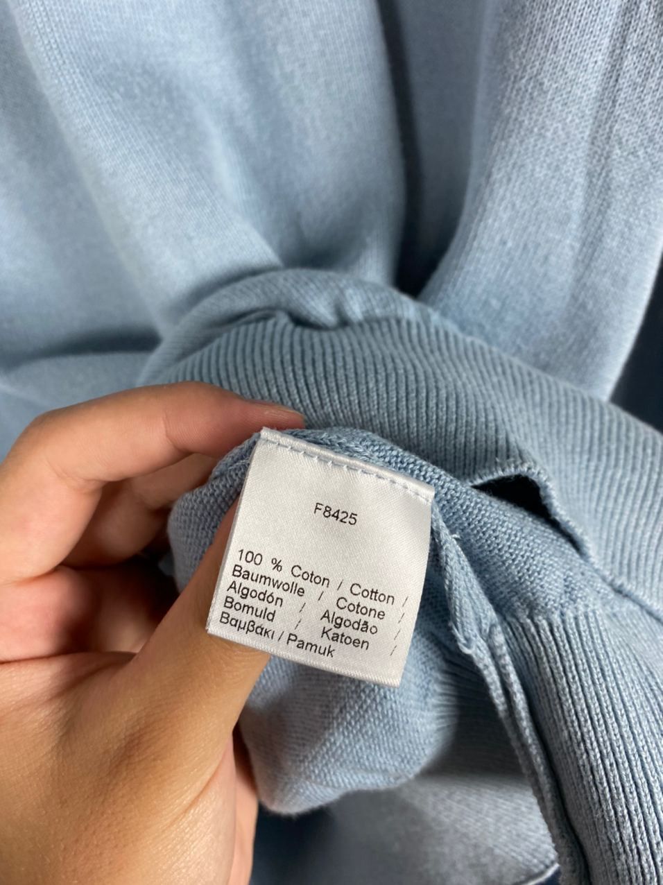 Lacoste Lacoste sweaters blue V-neck size XXL 2XL Size US XXL / EU 58 / 5 - 4 Thumbnail