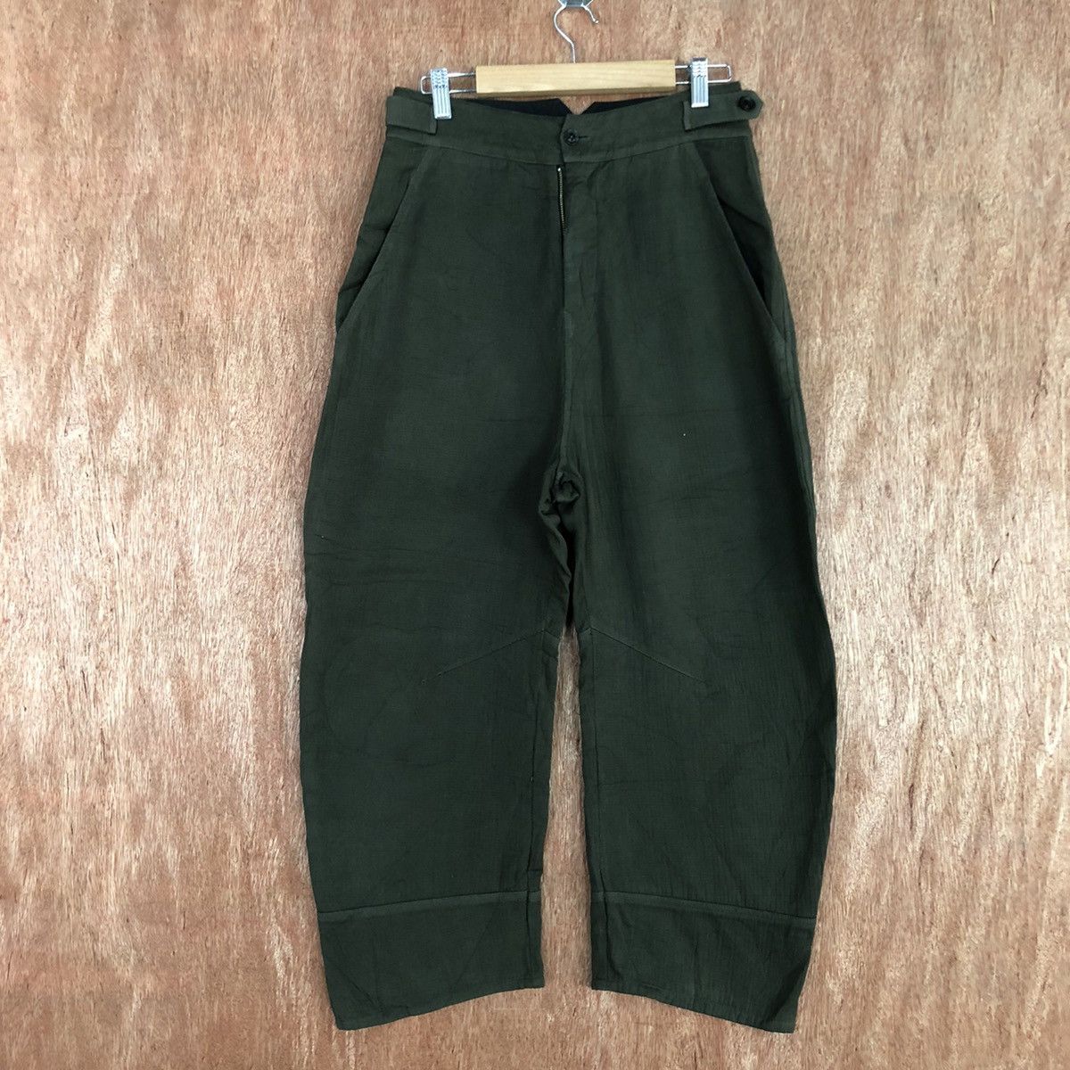 Japanese Brand Japan rare vintage Green Straight Pants Waist 25 #H0103 Size 25" / US 0 / IT 36 - 1 Thumbnail