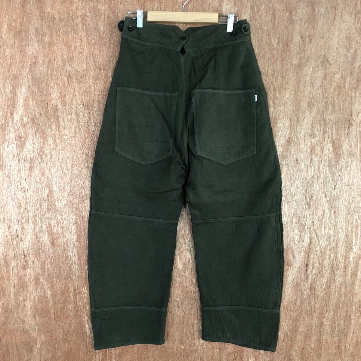 Japanese Brand Japan rare vintage Green Straight Pants Waist 25 #H0103 Size 25" / US 0 / IT 36 - 6 Thumbnail