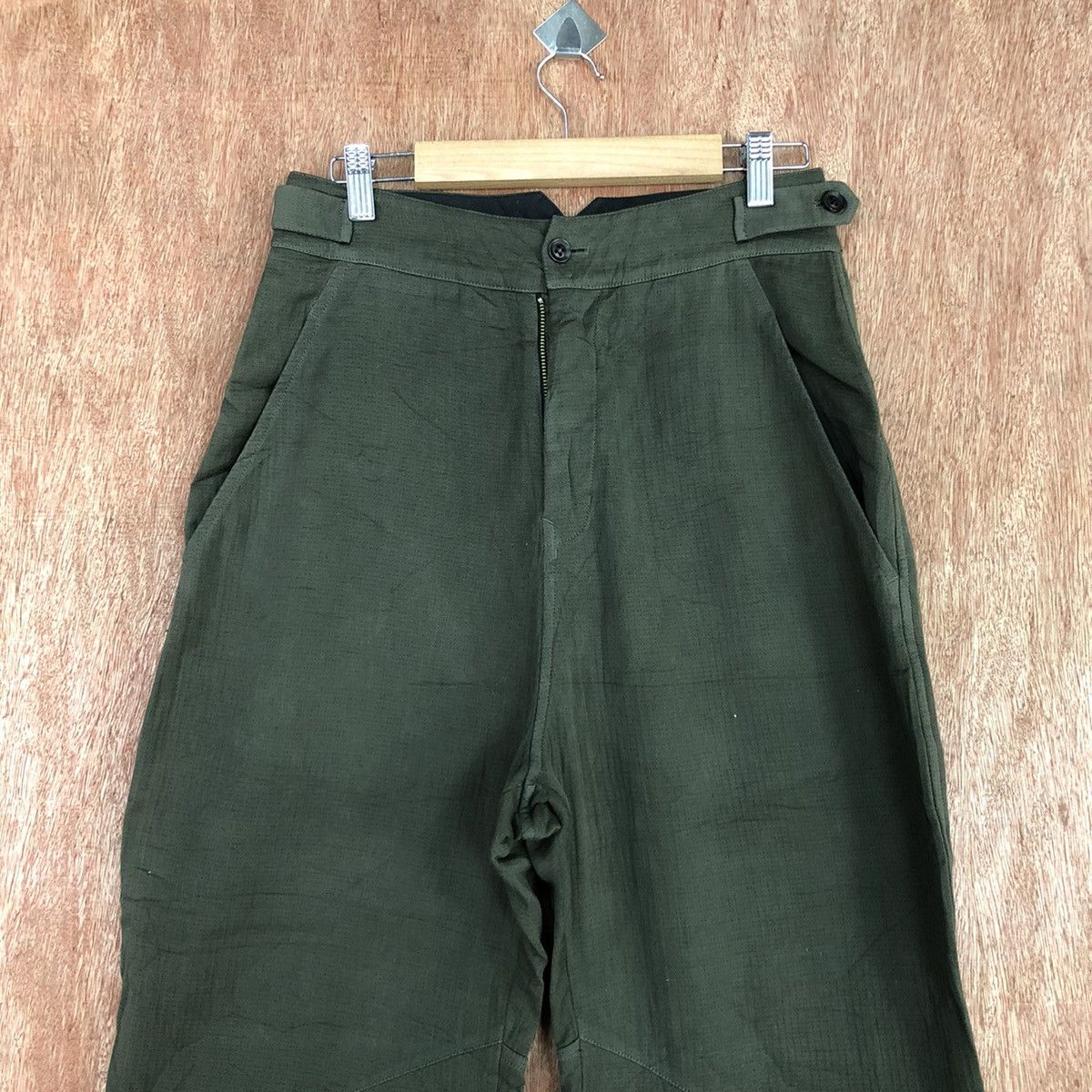 Japanese Brand Japan rare vintage Green Straight Pants Waist 25 #H0103 Size 25" / US 0 / IT 36 - 2 Thumbnail