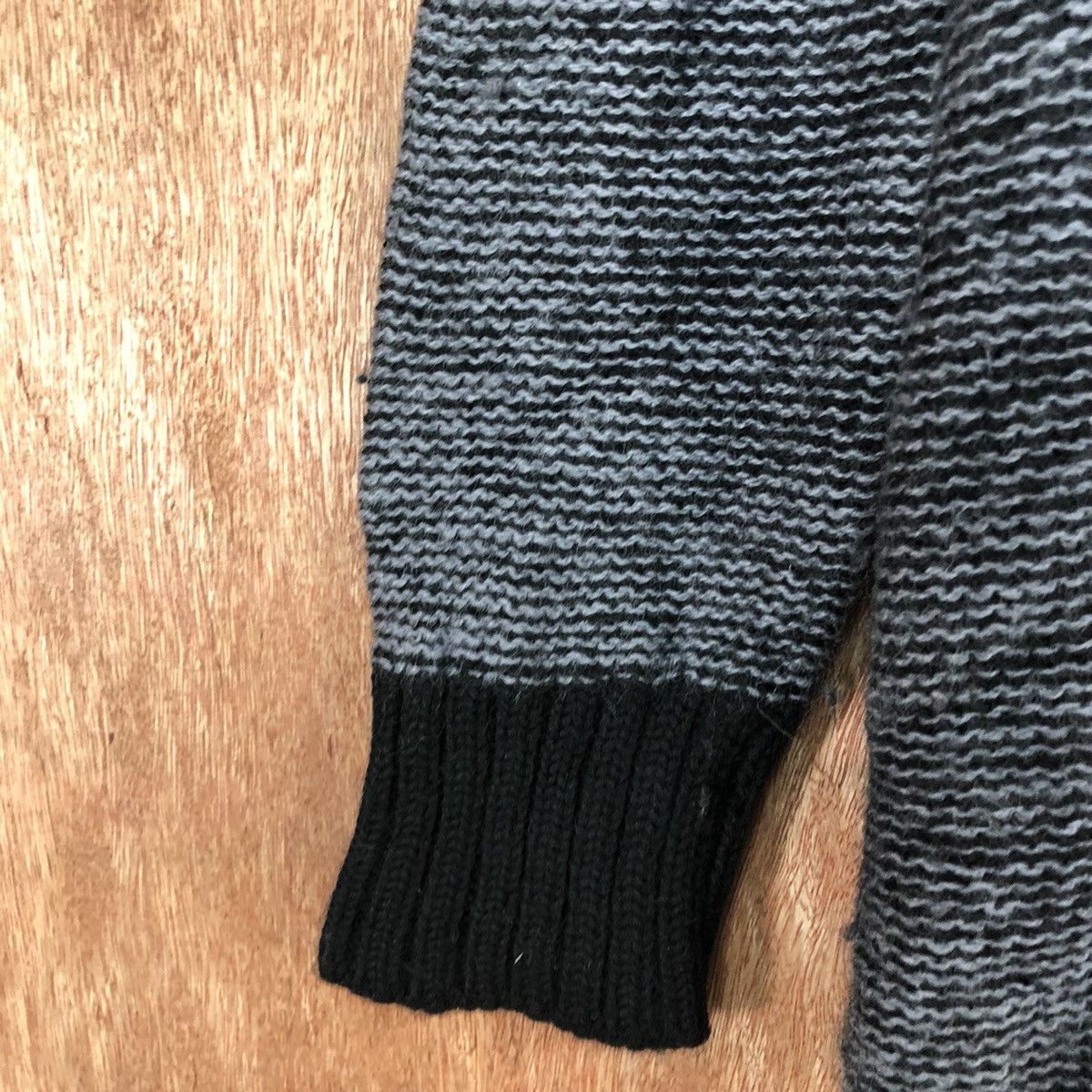 Homespun Knitwear Japan Black art cable knitwear Cardigan #H0101 Size US M / EU 48-50 / 2 - 6 Thumbnail