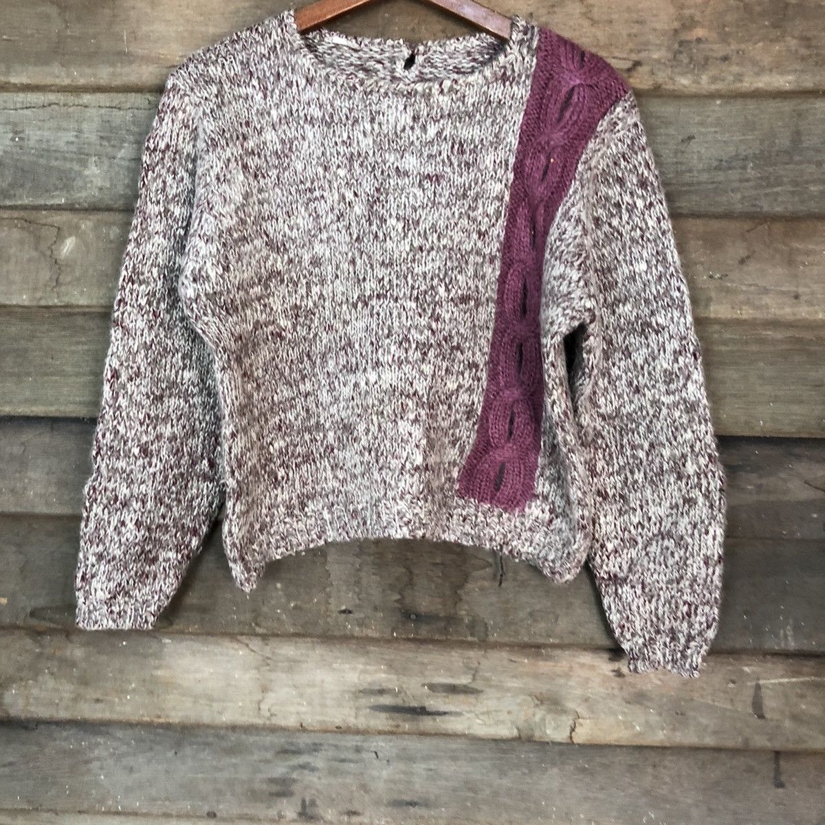 Japanese Brand Japan mohair sweatshirt crop top shaggy Grey Knitwear #013 Size S / US 4 / IT 40 - 3 Thumbnail