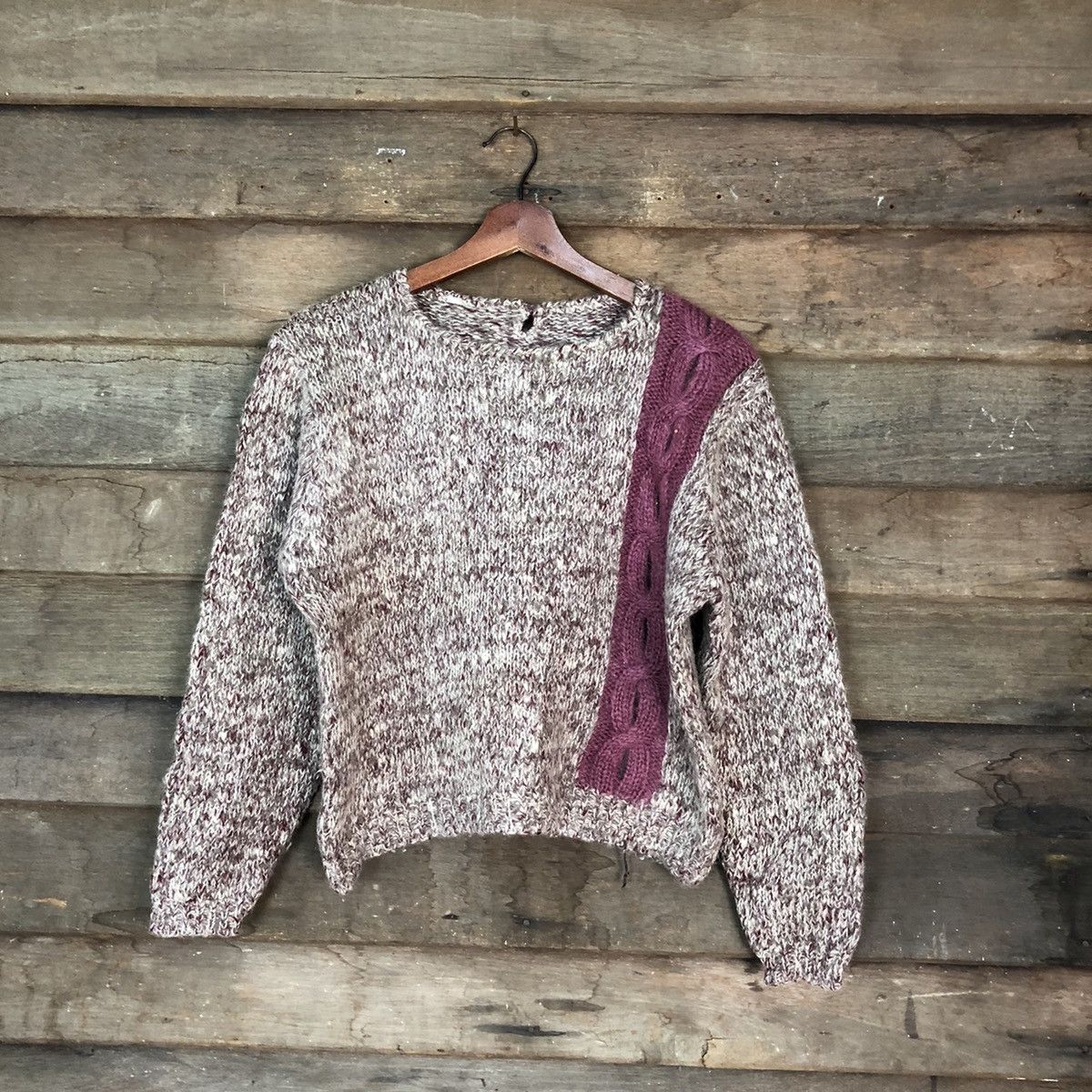 Japanese Brand Japan mohair sweatshirt crop top shaggy Grey Knitwear #013 Size S / US 4 / IT 40 - 1 Thumbnail