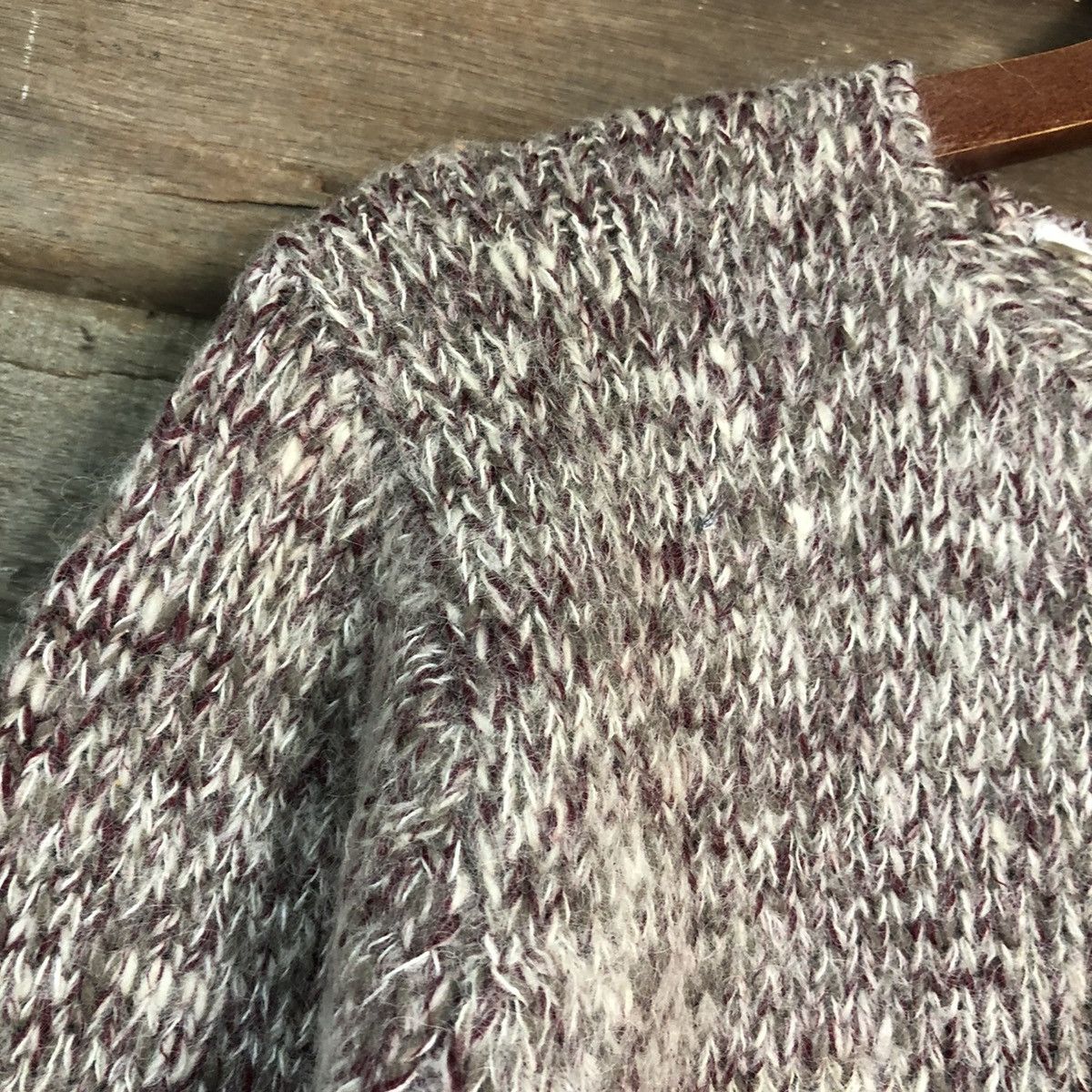 Japanese Brand Japan mohair sweatshirt crop top shaggy Grey Knitwear #013 Size S / US 4 / IT 40 - 6 Thumbnail