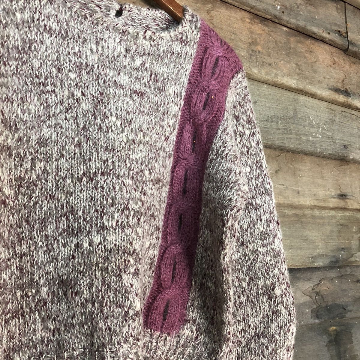 Japanese Brand Japan mohair sweatshirt crop top shaggy Grey Knitwear #013 Size S / US 4 / IT 40 - 5 Thumbnail