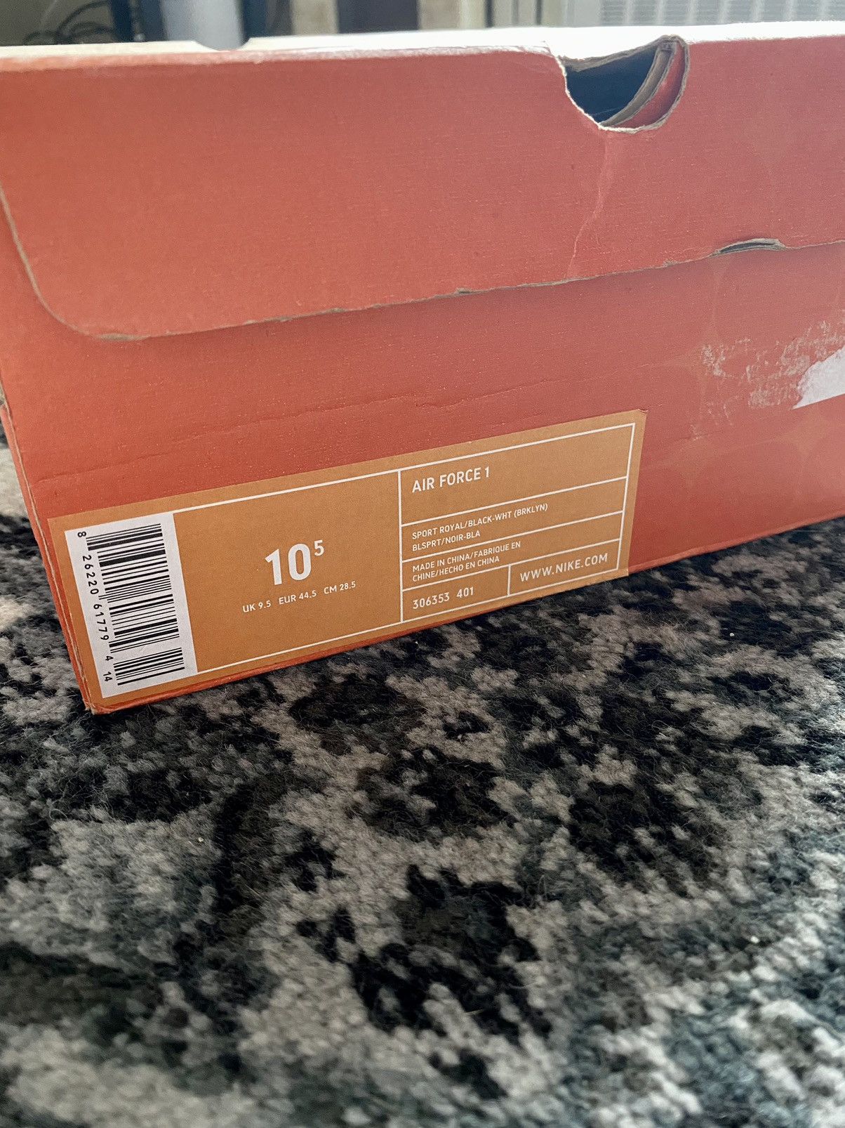 Nike Air Force 1 “Brooklyn” Size US 10.5 / EU 43-44 - 8 Thumbnail