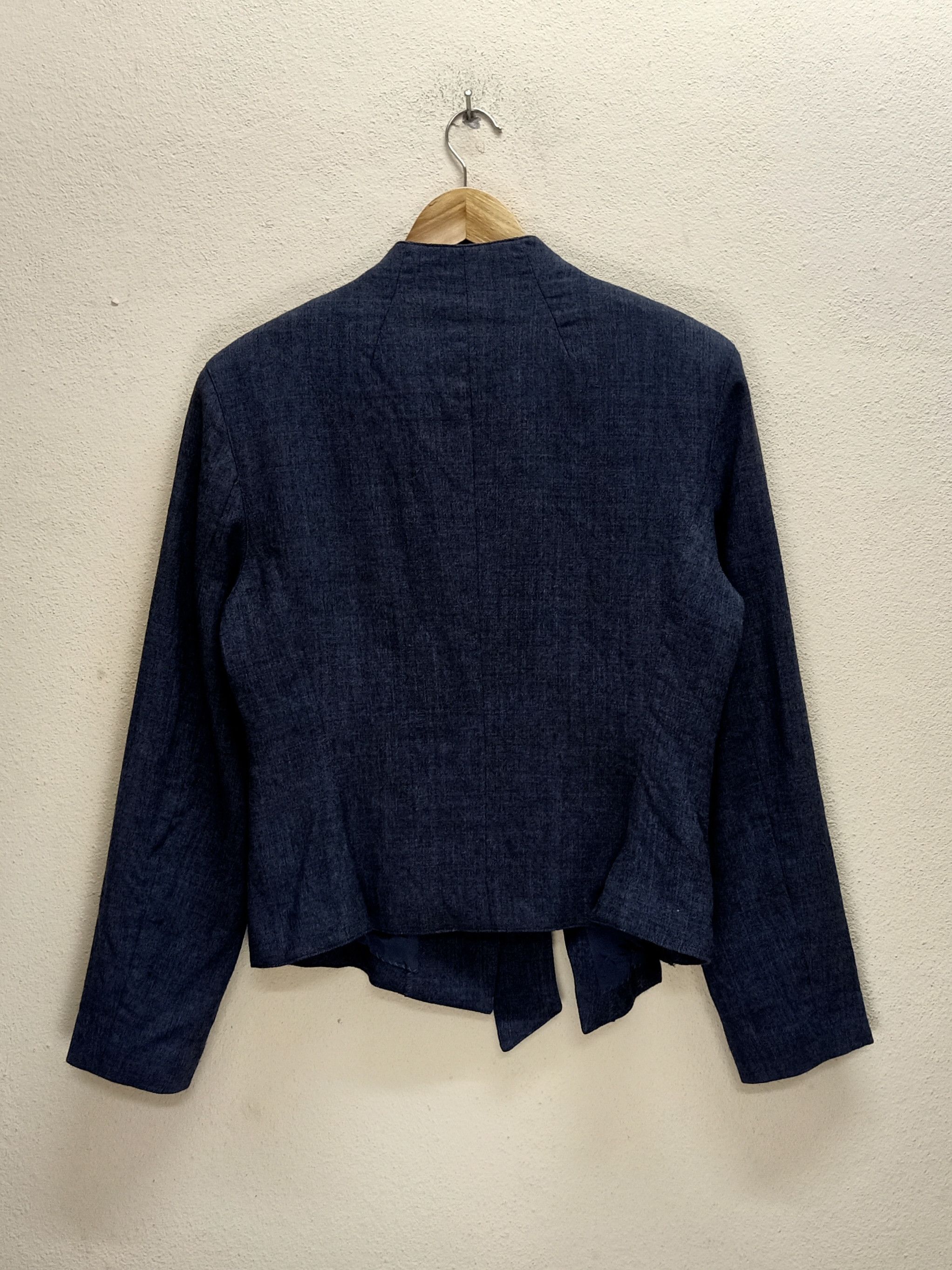 Paco Rabanne PACO RABANNE Gray Crop Jacket Size L / US 10 / IT 46 - 3 Thumbnail