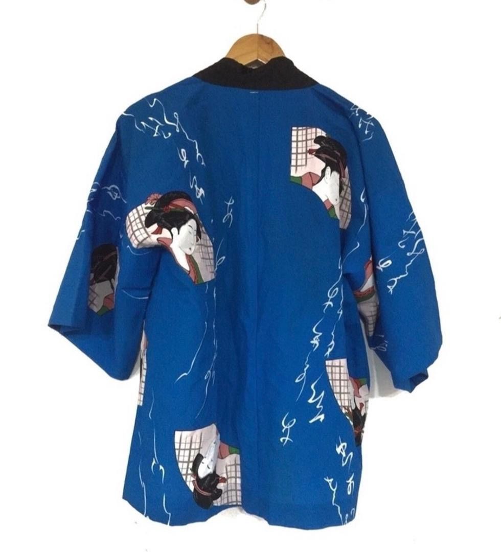 Blue Blue Japan × Japanese Brand × Vintage Vintage kimono Geisha big logo Size US M / EU 48-50 / 2 - 2 Thumbnail