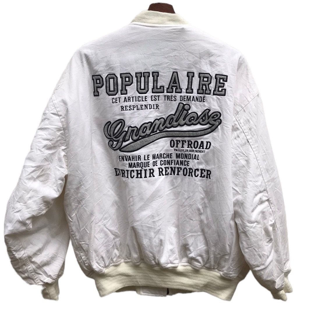 Japanese Brand Vintage Comfort Design Varsity Bomber Jacket Size US L / EU 52-54 / 3 - 1 Thumbnail