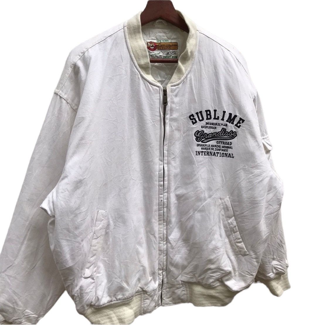 Japanese Brand Vintage Comfort Design Varsity Bomber Jacket Size US L / EU 52-54 / 3 - 3 Thumbnail
